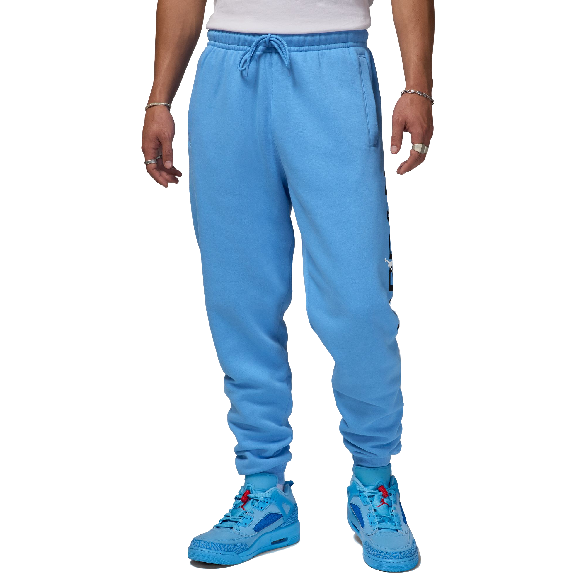 Jordan Men's Essentials Fleece Joggers - BLUE Thumbnail View 1