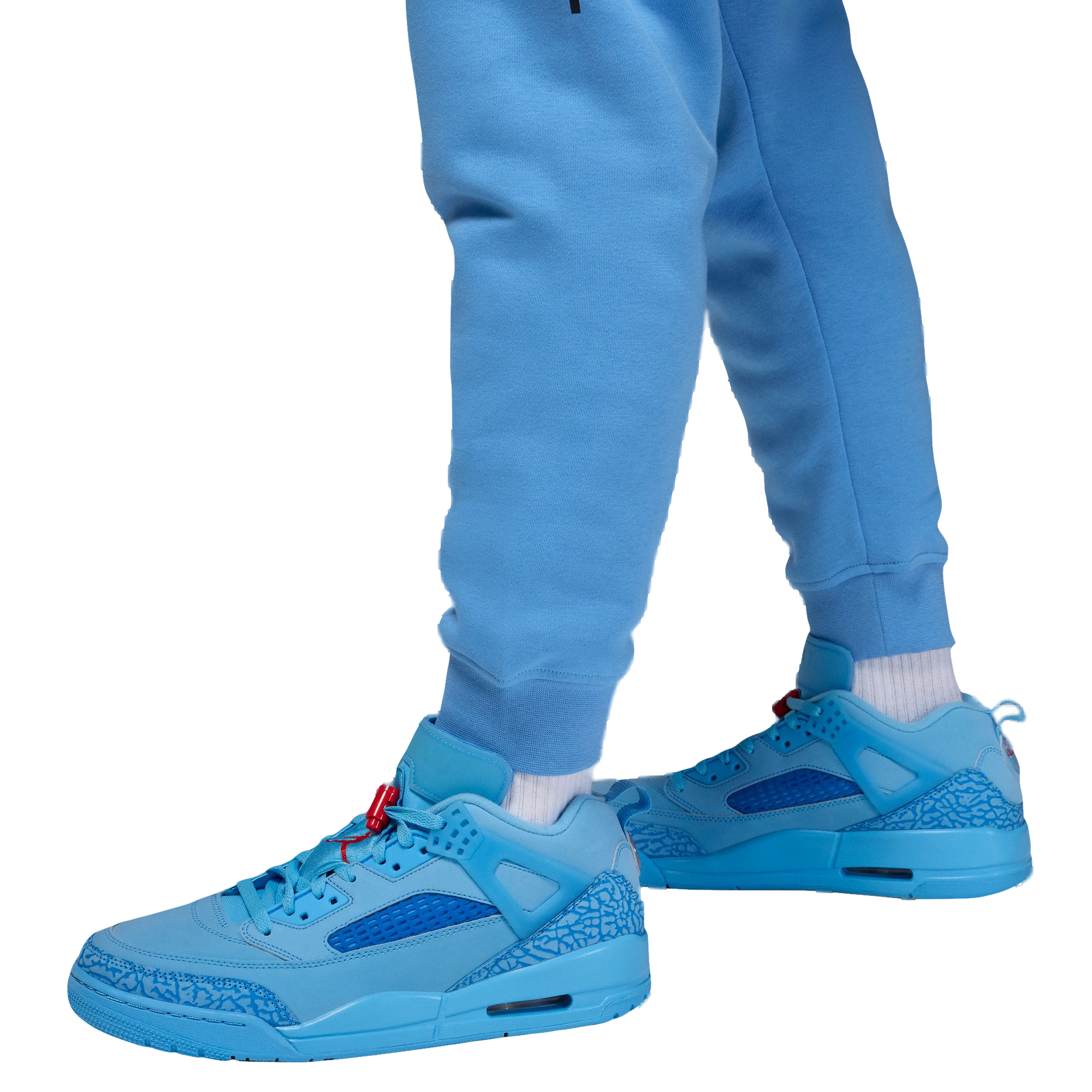 Jordan Men's Essentials Fleece Joggers - BLUE Thumbnail View 6