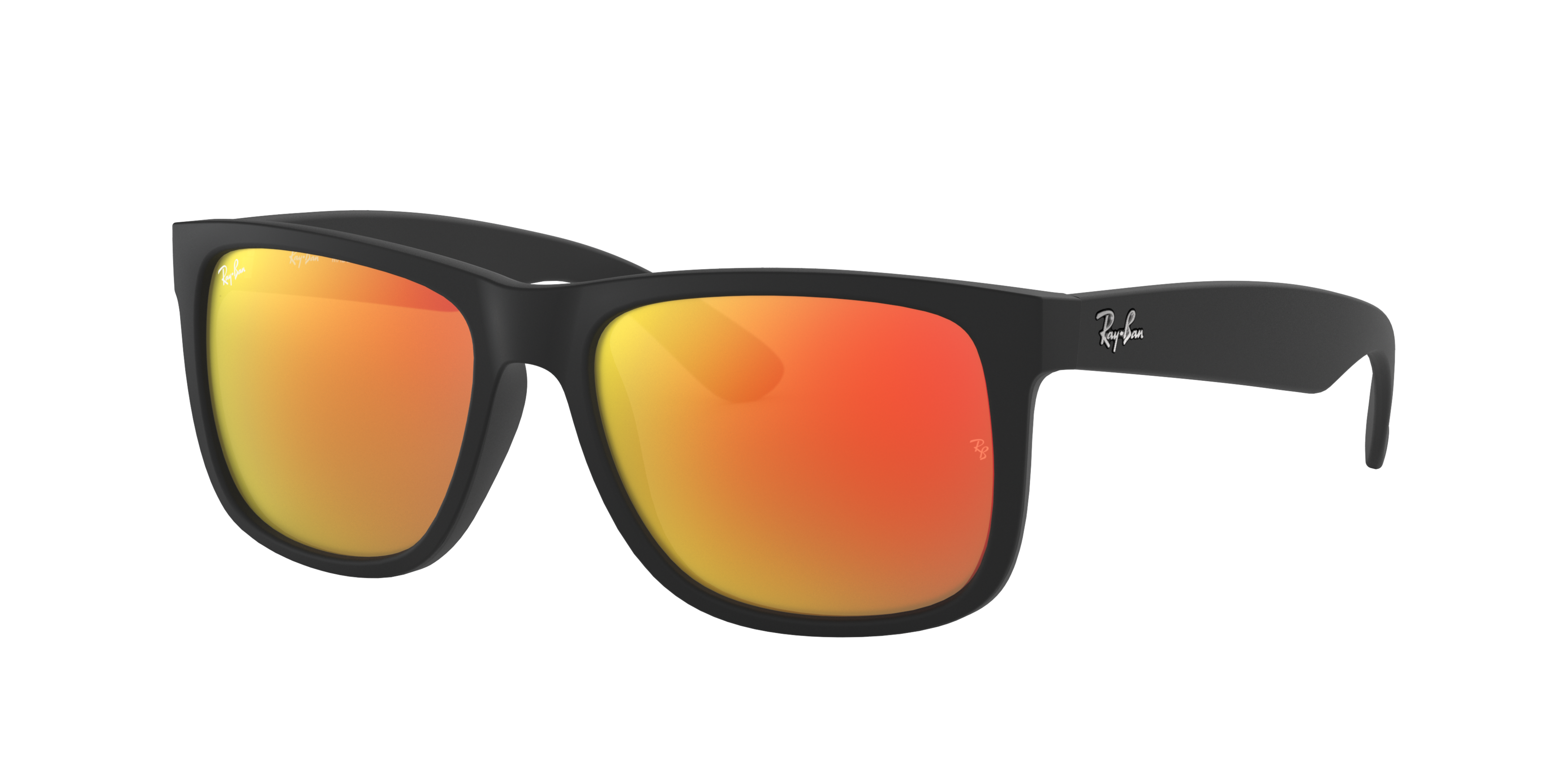 Ray-Ban Justin Sunglasses - Black - BLACK Thumbnail View 1