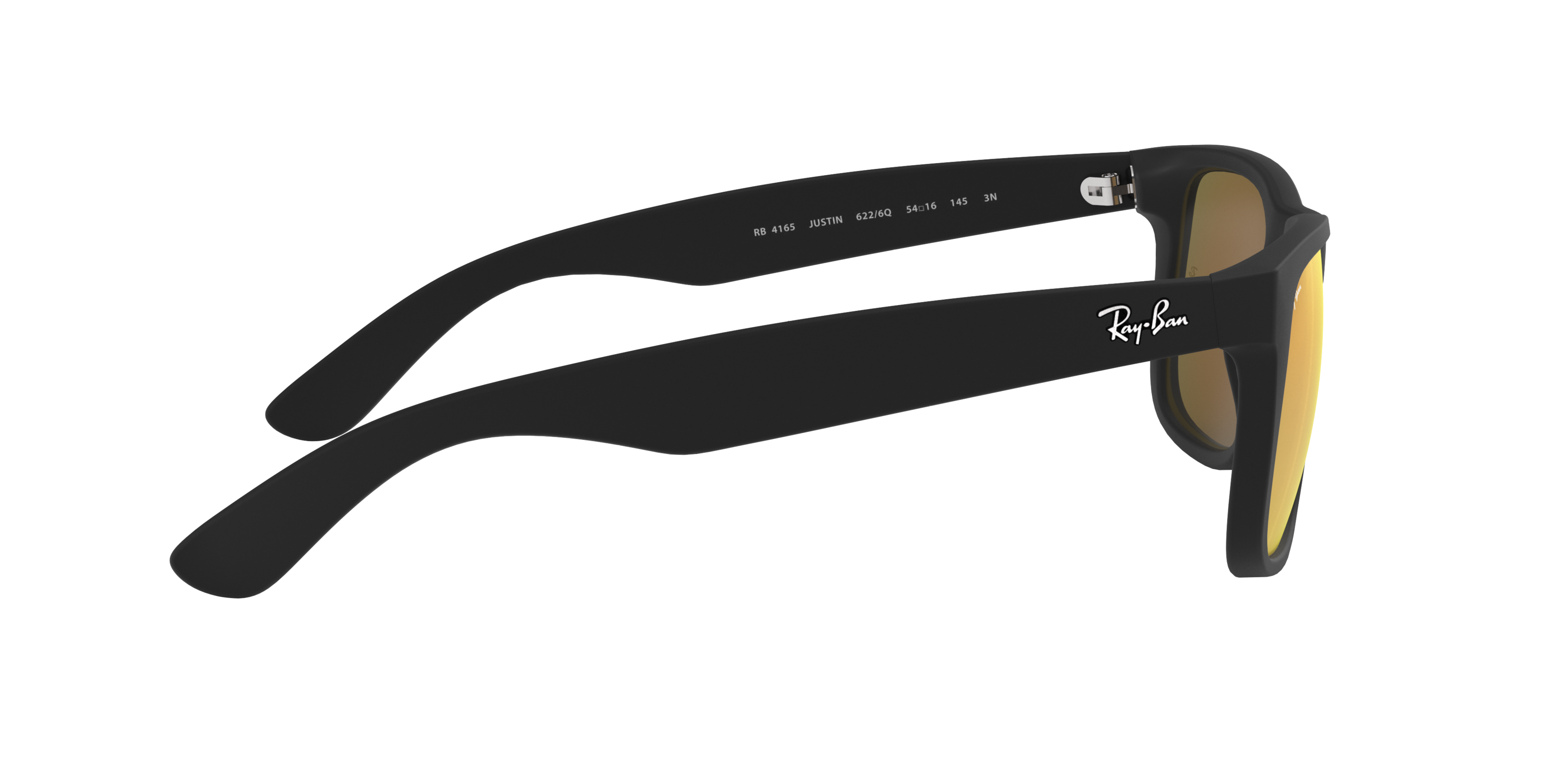 Ray-Ban Justin Sunglasses - Black - BLACK Thumbnail View 7