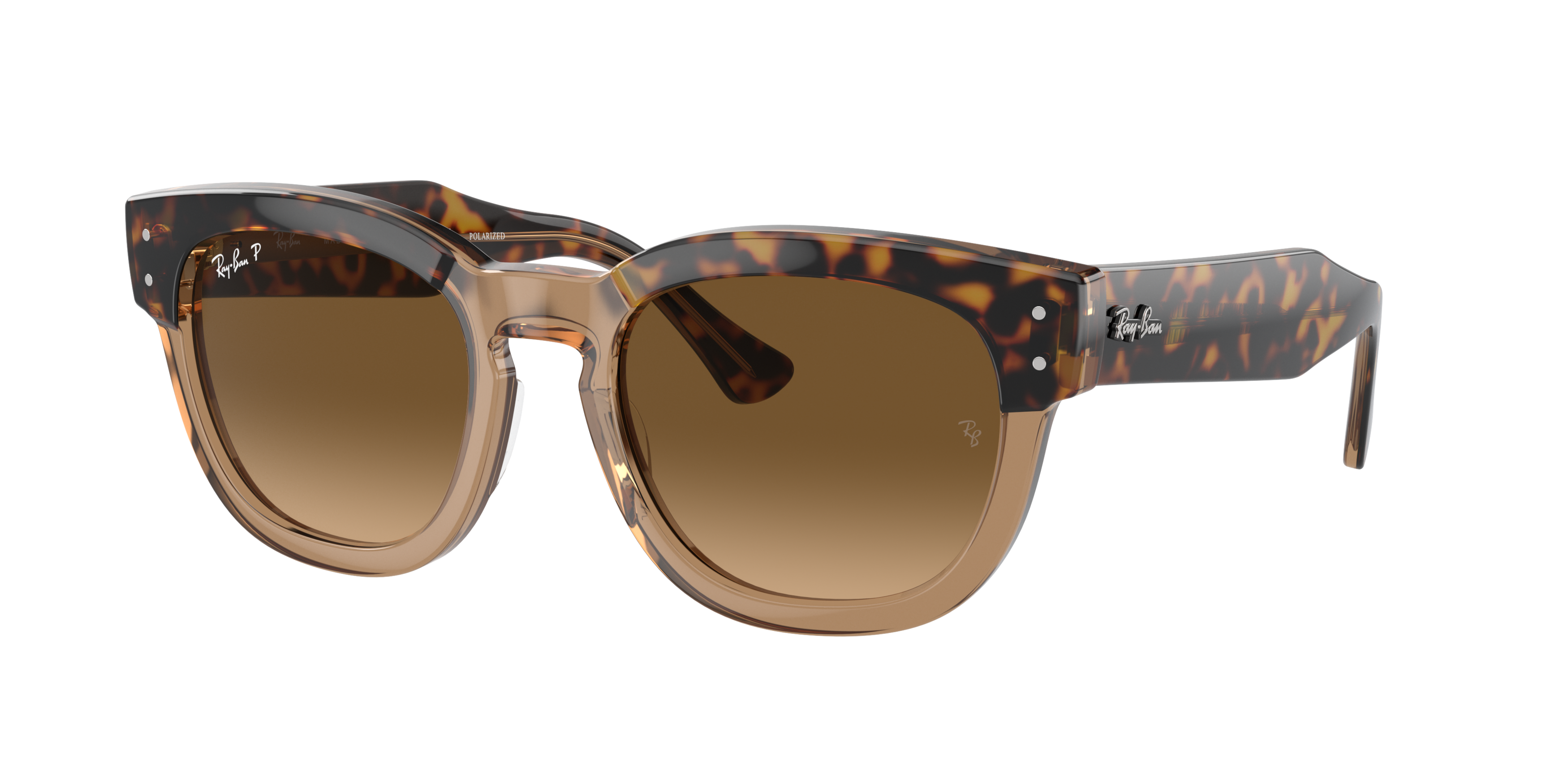 Ray-Ban Mega Hawkeye Sunglasses - BROWN Thumbnail View 3