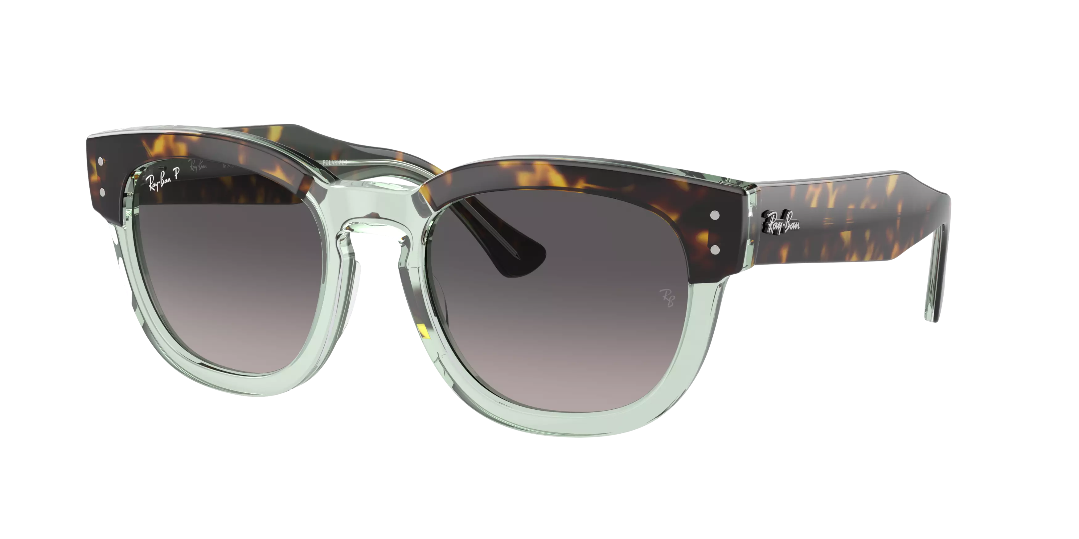 Ray-Ban Mega Hawkeye Sunglasses-Green - GREEN