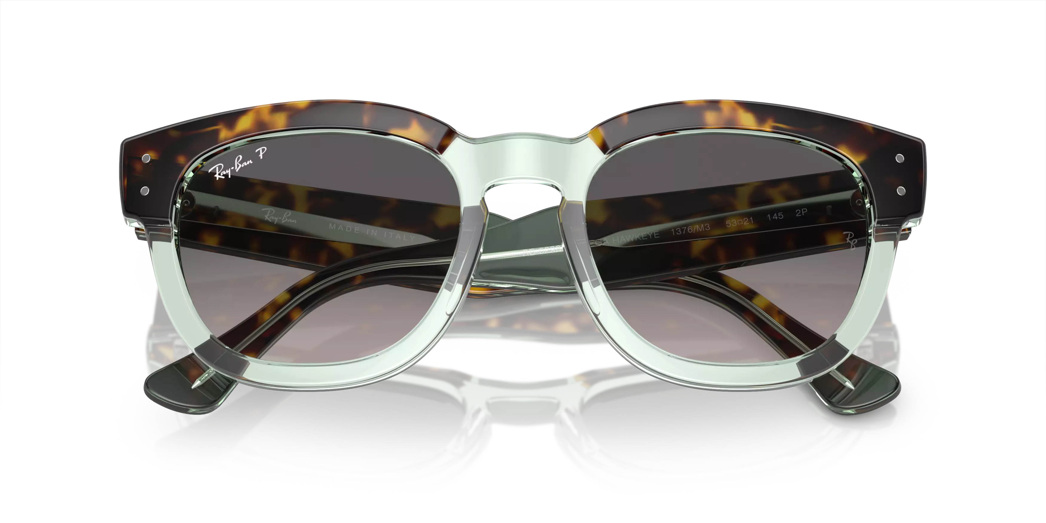 Ray-Ban Mega Hawkeye Sunglasses-Green - GREEN