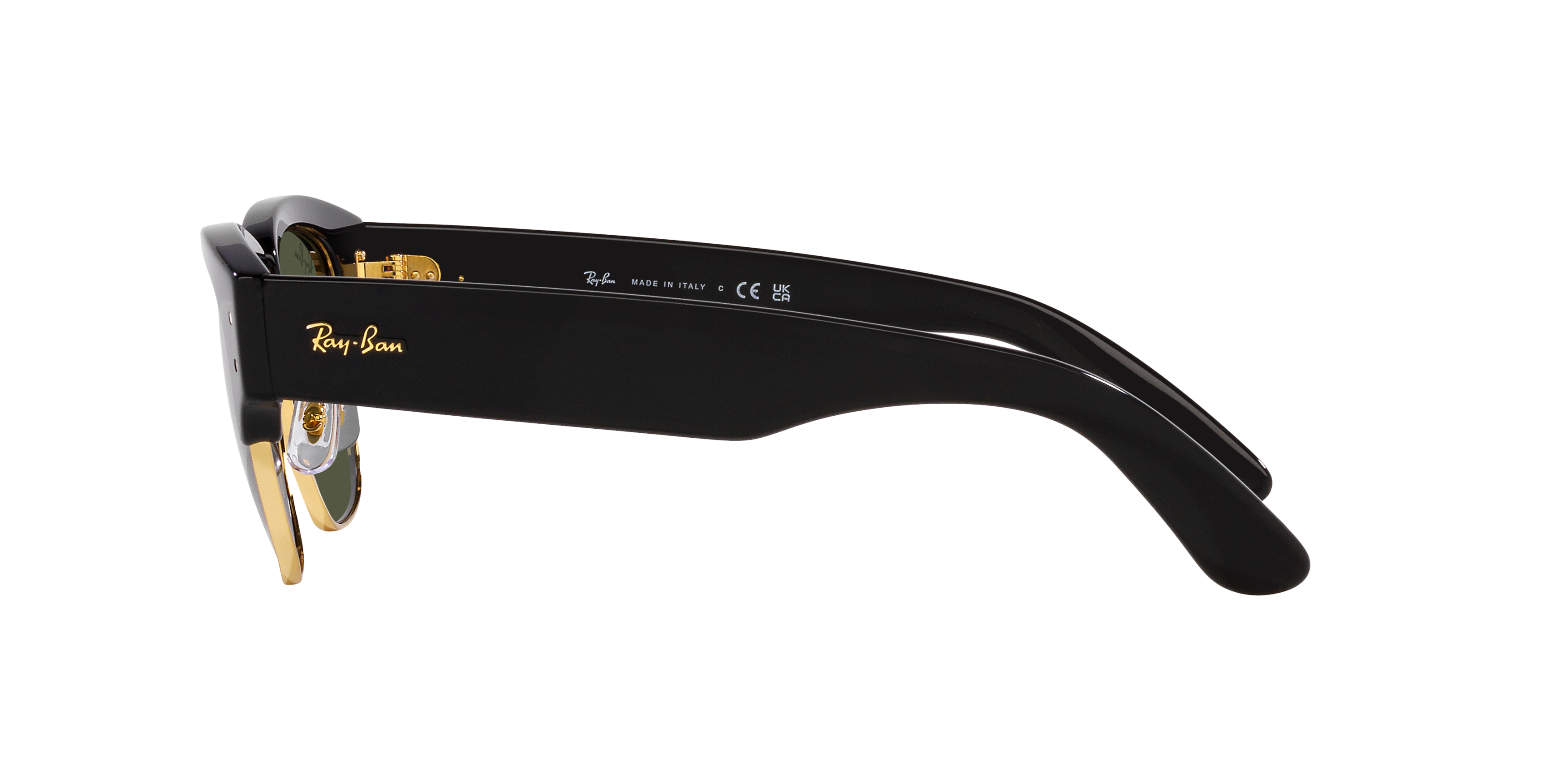 Ray-Ban Mega Clubmaster Sunglasses - BLACK Thumbnail View 4