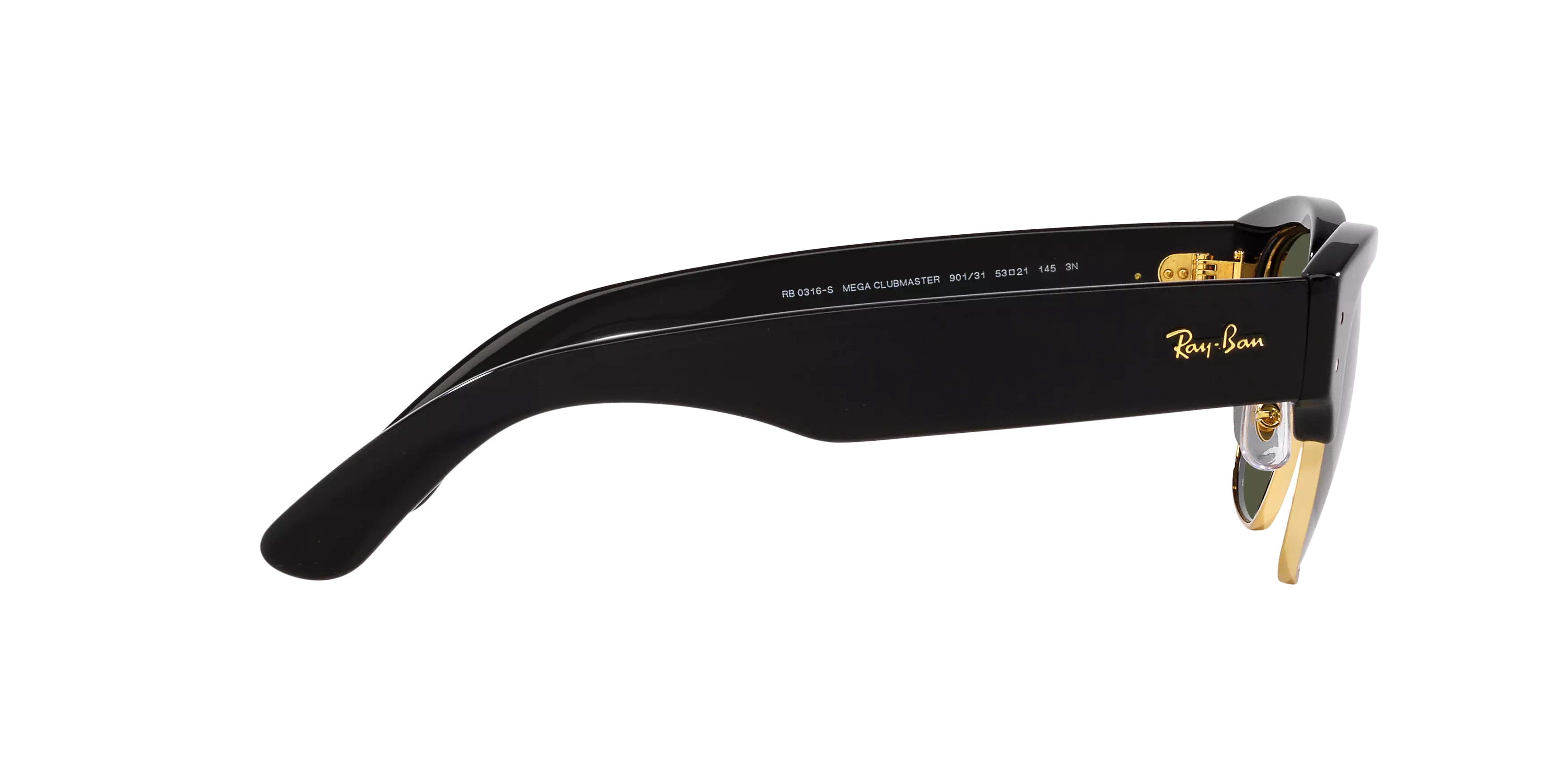 Ray-Ban Mega Clubmaster Sunglasses - BLACK