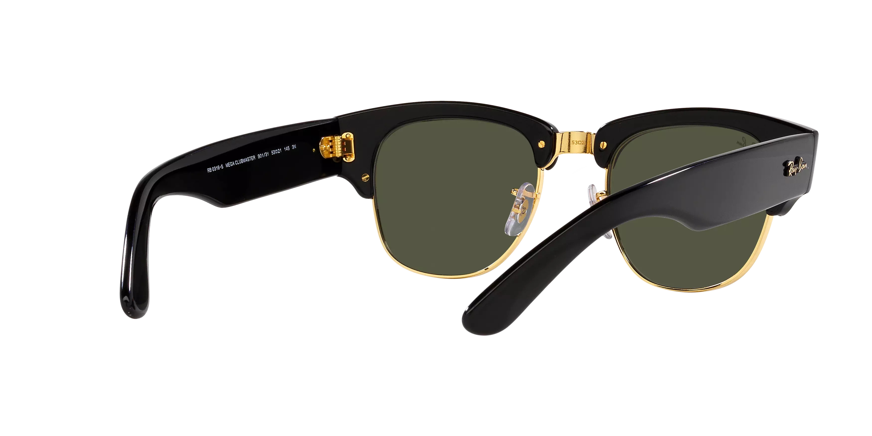 Ray-Ban Mega Clubmaster Sunglasses - BLACK