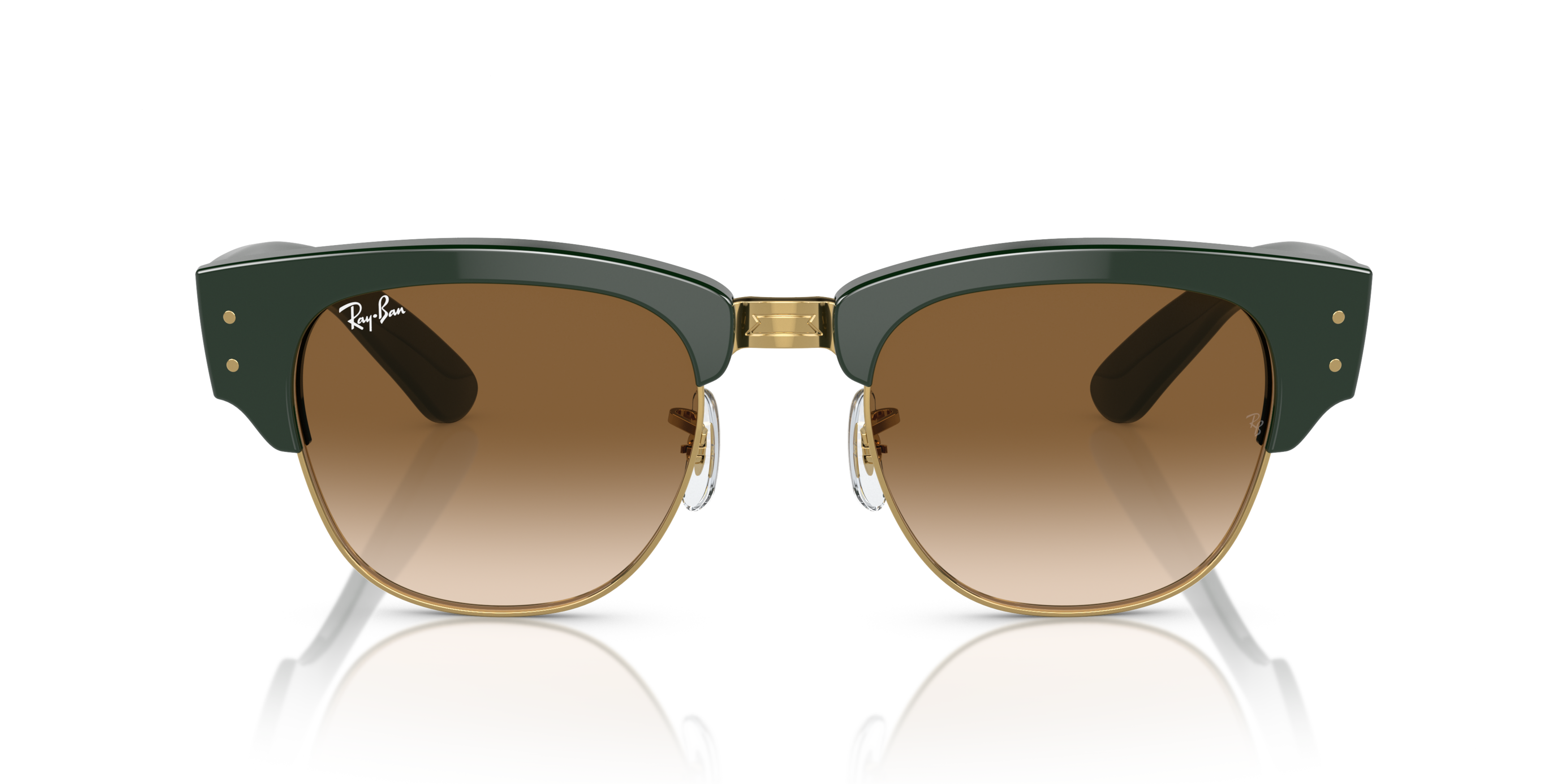 Ray-Ban Mega Clubmaster Sunglasses-Green - GREEN Thumbnail View 2