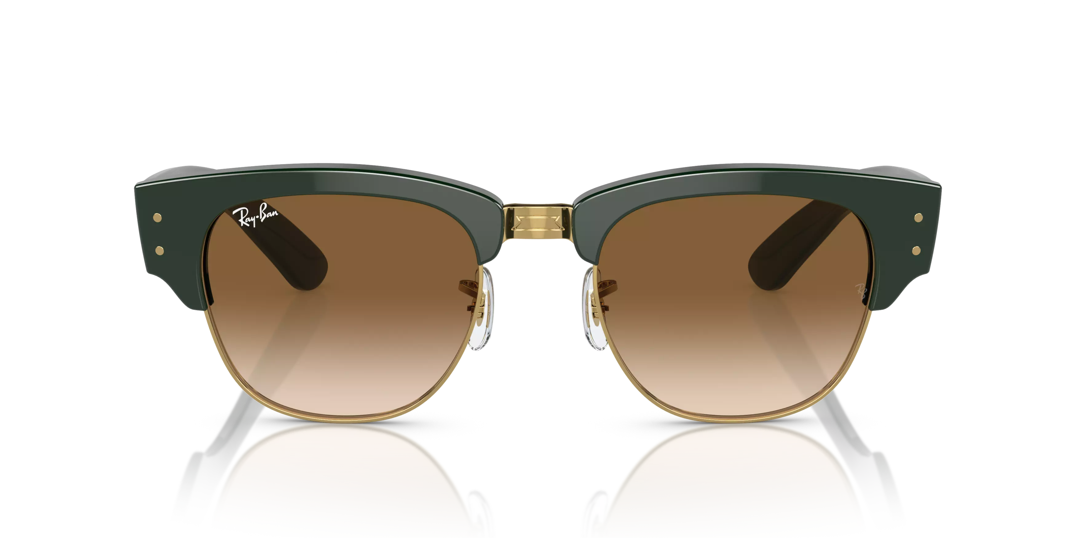 Ray-Ban Mega Clubmaster Sunglasses-Green - GREEN