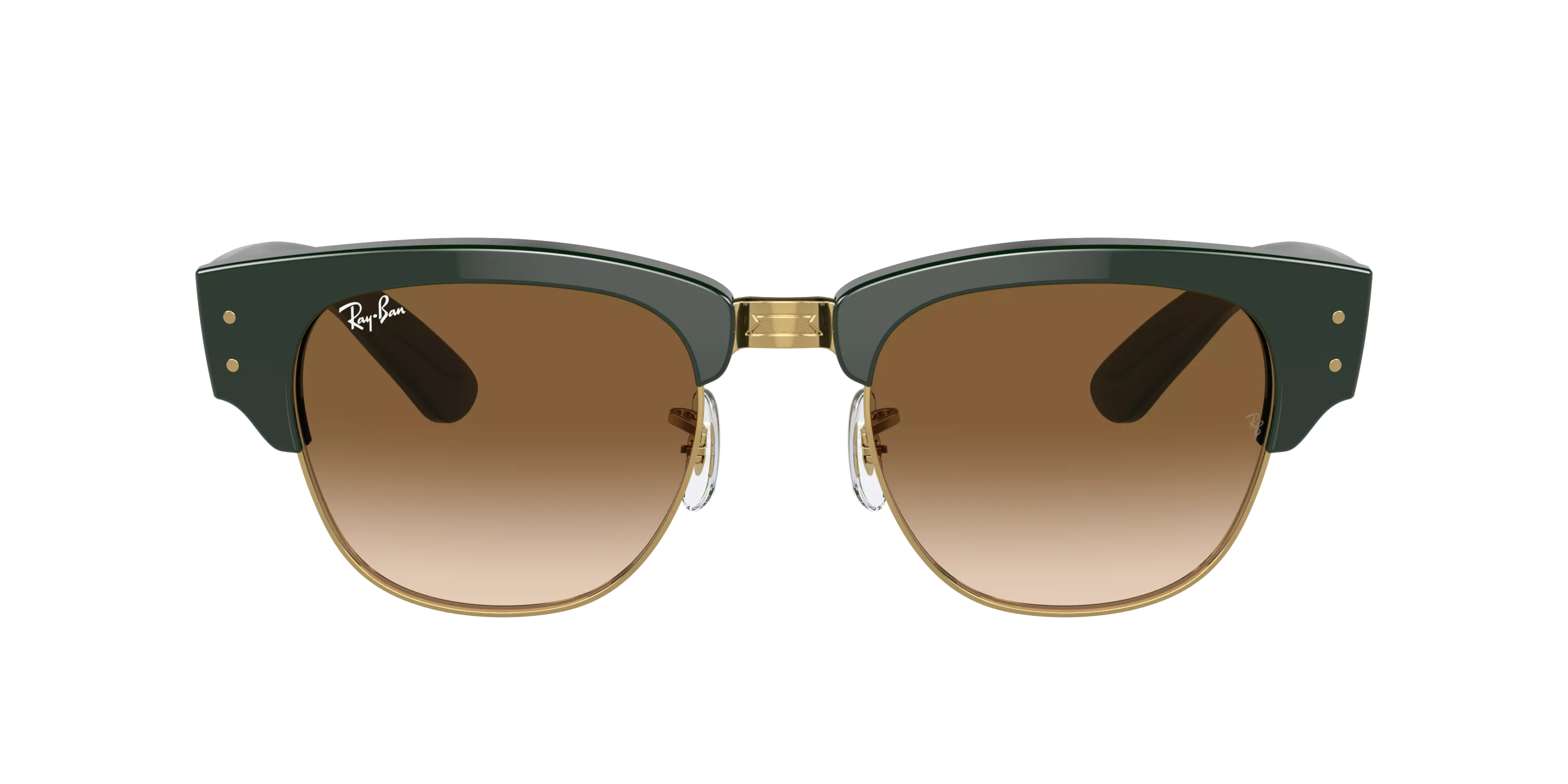 Ray-Ban Mega Clubmaster Sunglasses-Green - GREEN