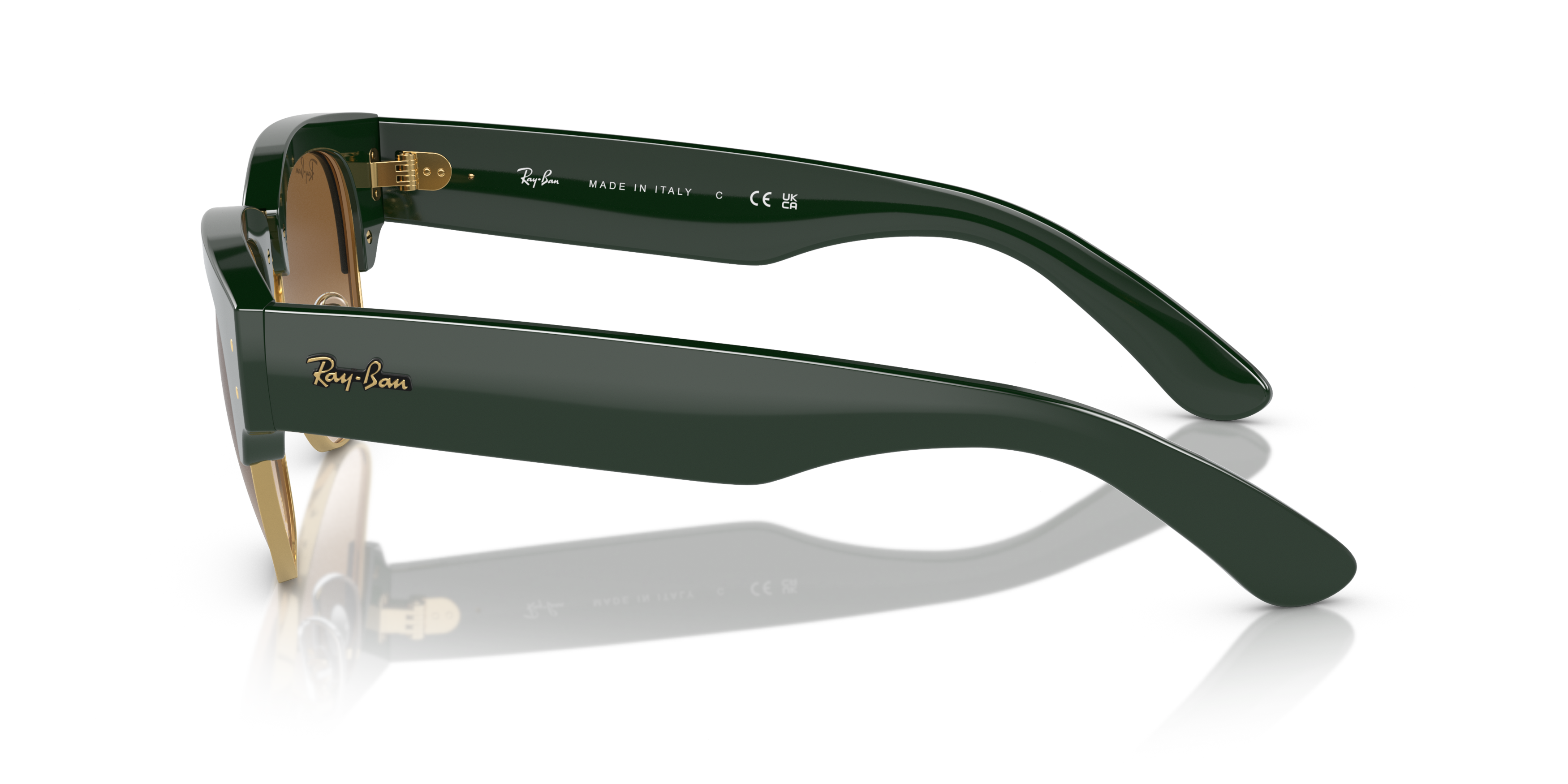 Ray-Ban Mega Clubmaster Sunglasses-Green - GREEN Thumbnail View 5