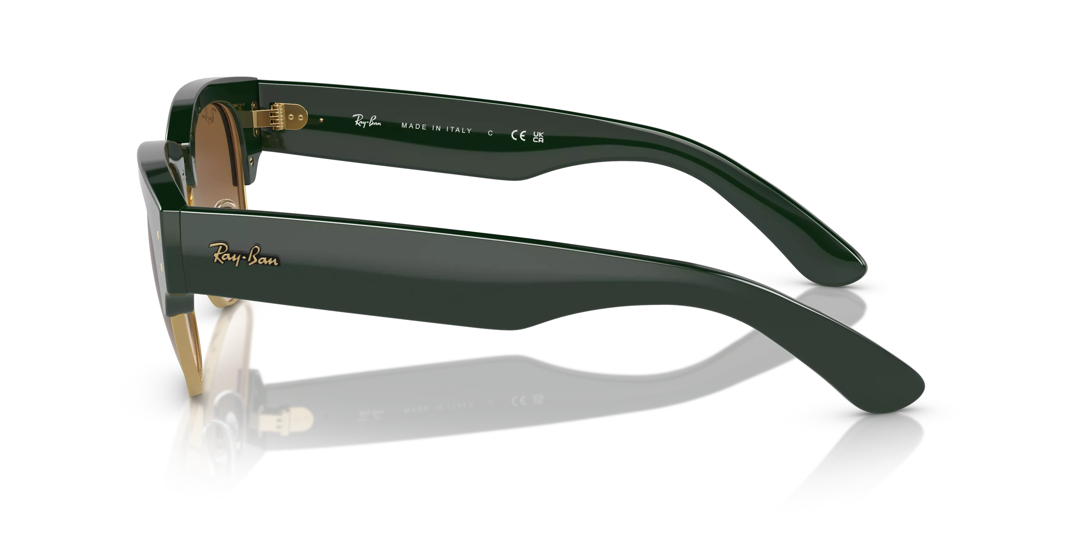 Ray-Ban Mega Clubmaster Sunglasses-Green - GREEN