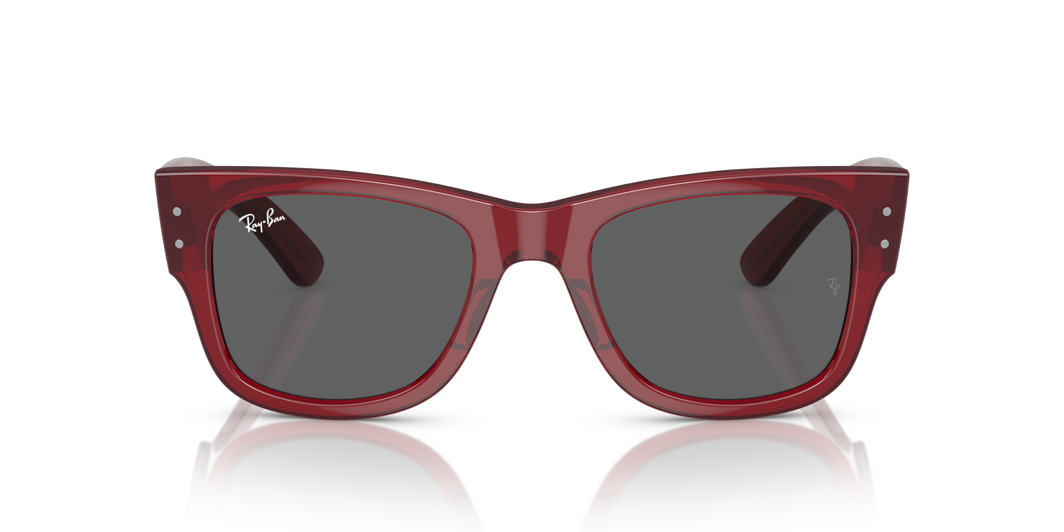 Ray-Ban Mega Wayfarer Bio-Based Sunglasses - RED Thumbnail View 4