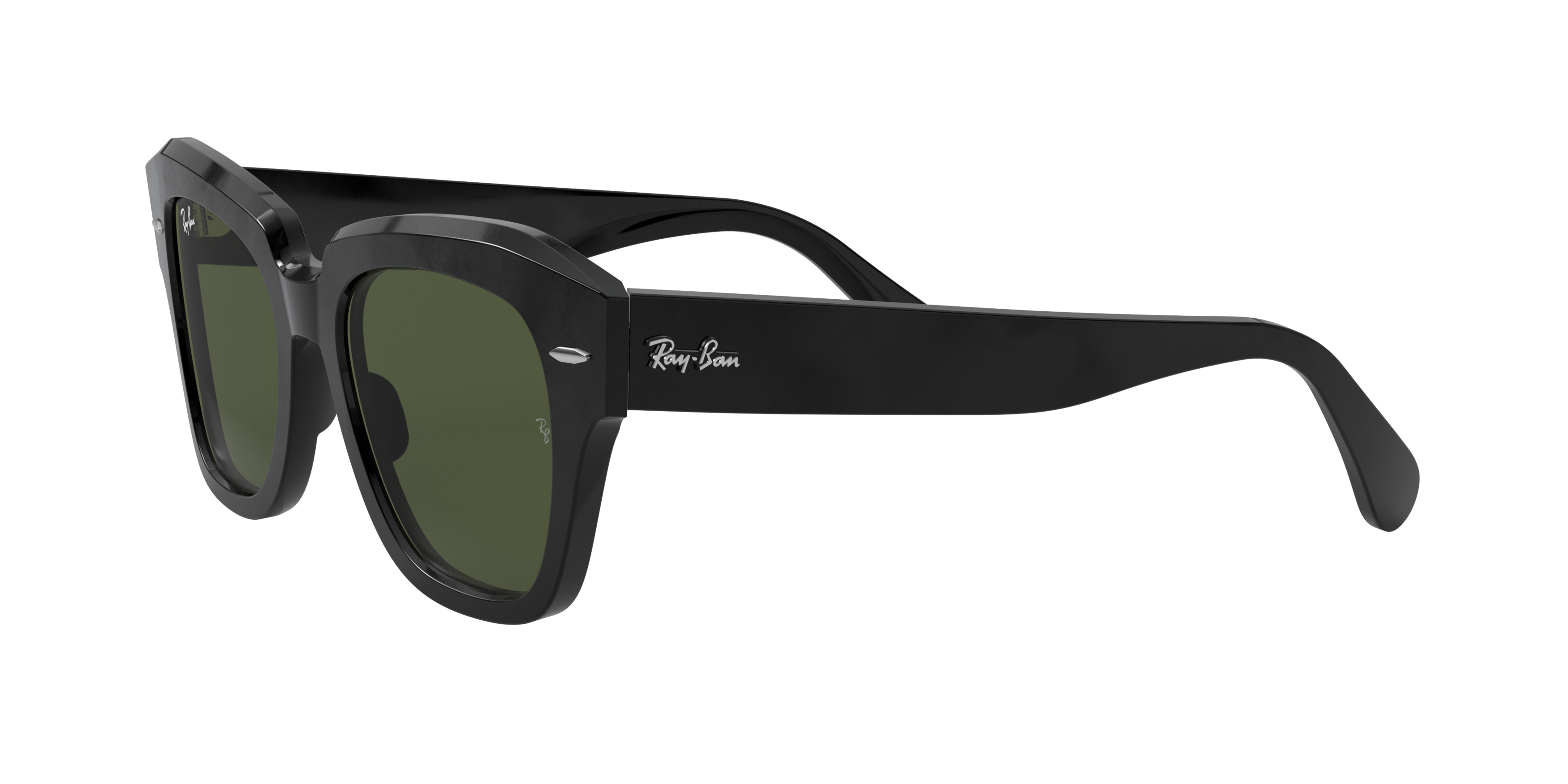 Ray-Ban State Street Sunglasses - BLACK Thumbnail View 3