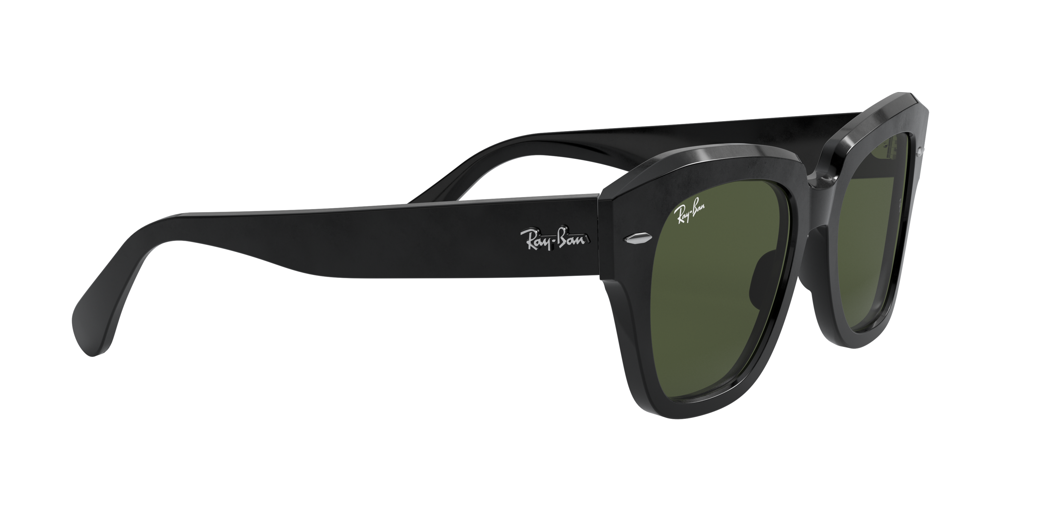 Ray-Ban State Street Sunglasses - Black - BLACK Thumbnail View 6