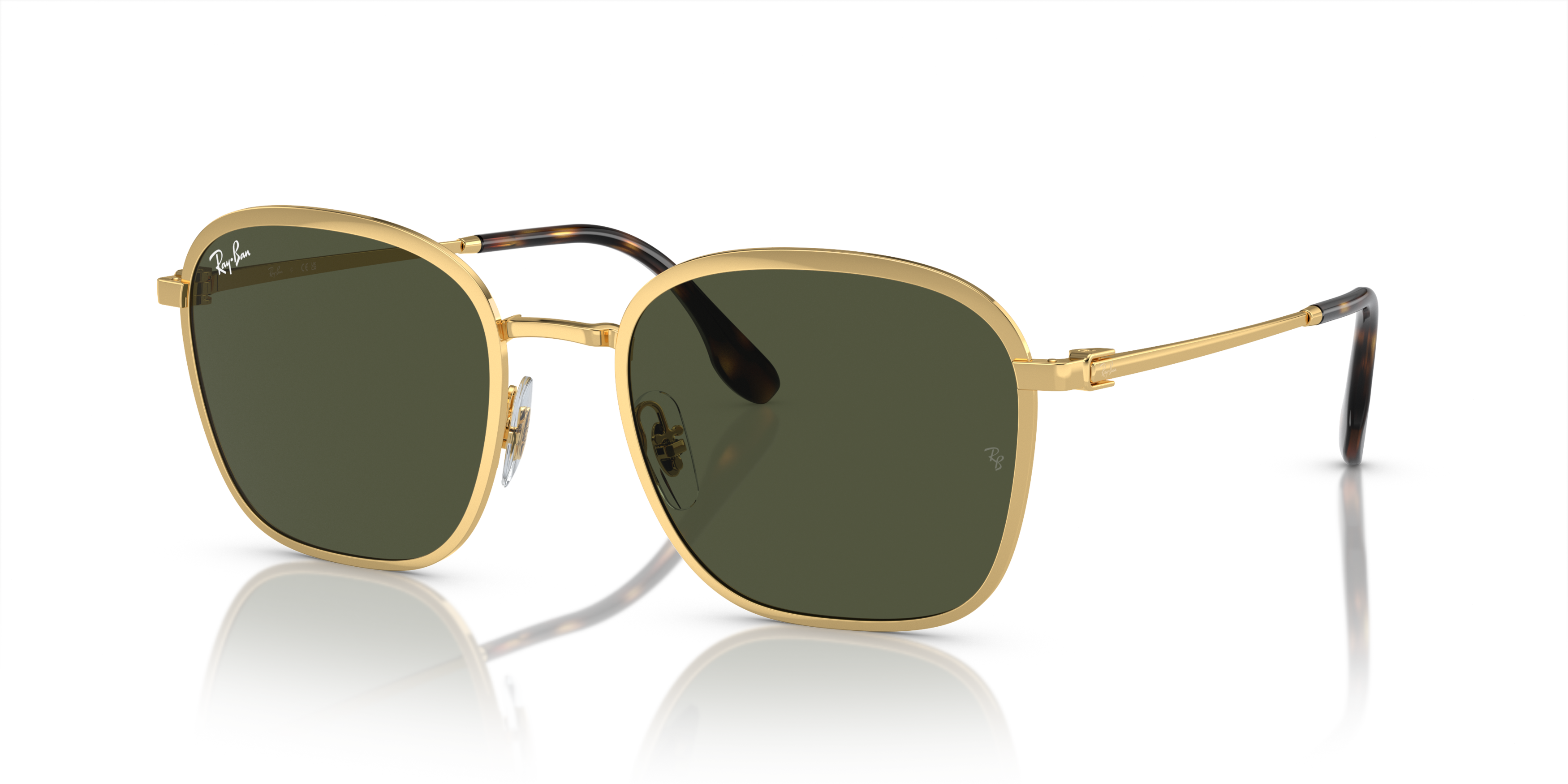 Ray-Ban Rb37220 Sunglasses - GREEN/GOLD Thumbnail View 1