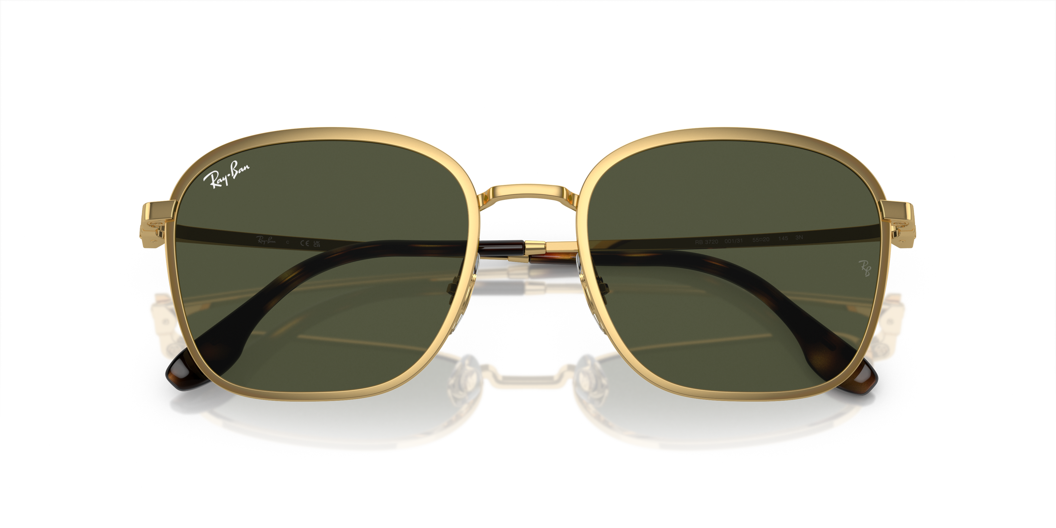 Ray-Ban Rb37220 Sunglasses - GREEN/GOLD Thumbnail View 5