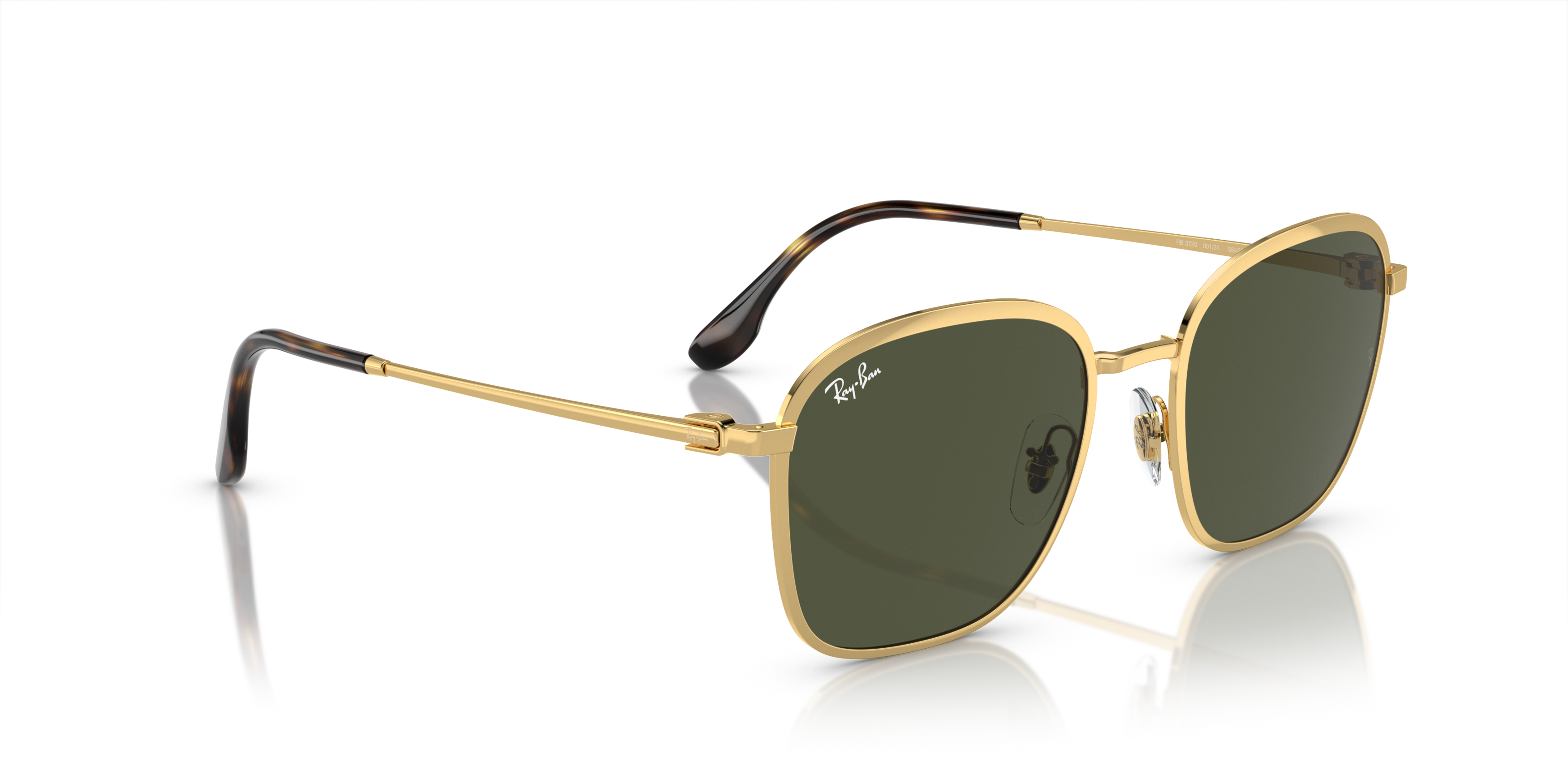 Ray-Ban Rb37220 Sunglasses - GREEN/GOLD Thumbnail View 6