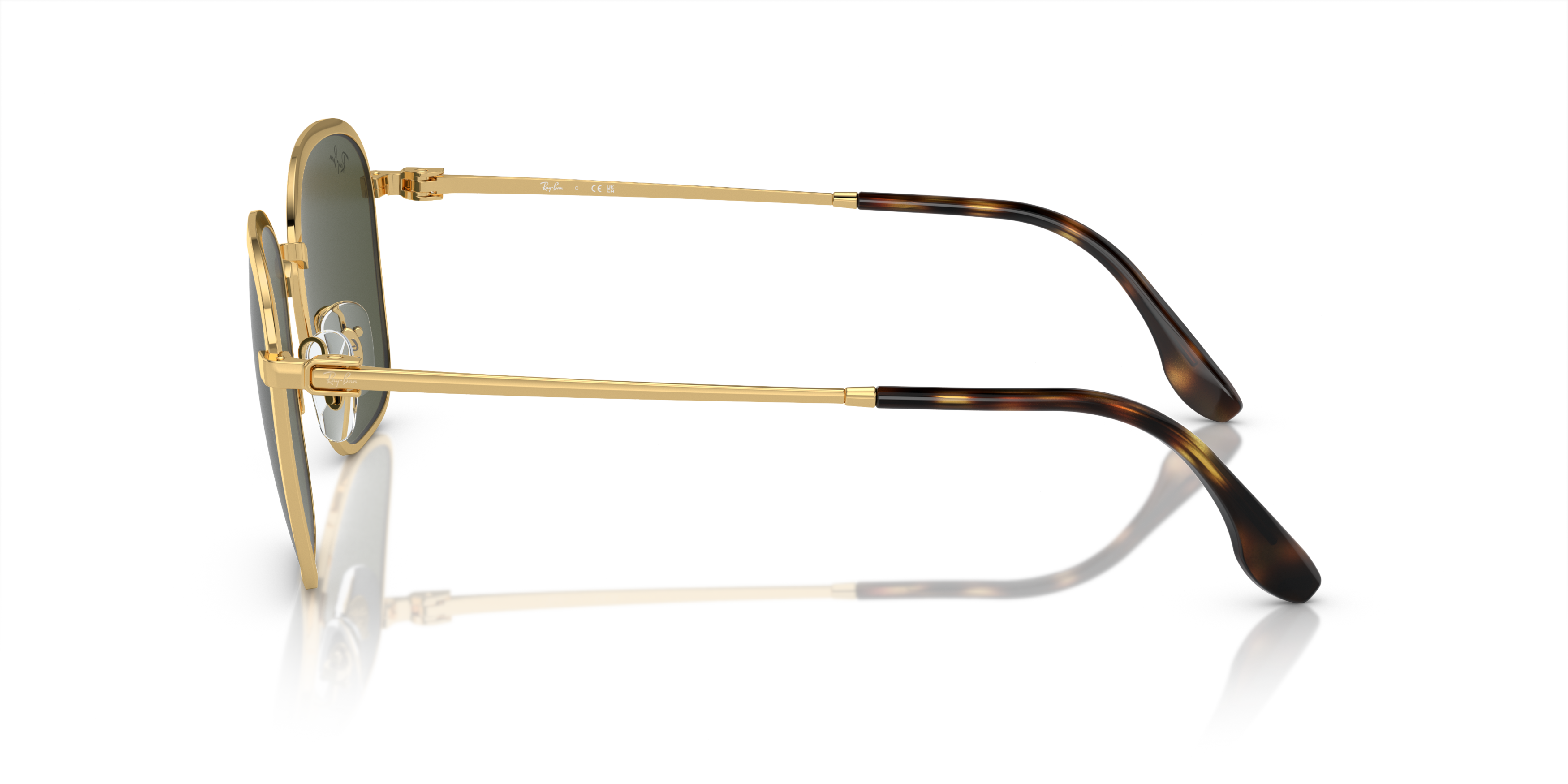 Ray-Ban Rb37220 Sunglasses - GREEN/GOLD Thumbnail View 8