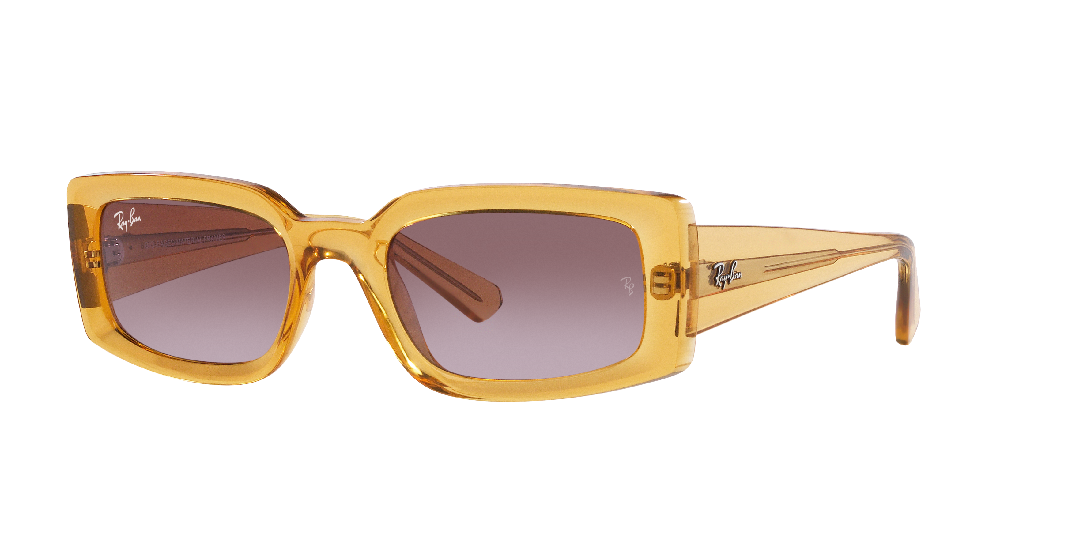 Ray-Ban Killane Bio-Based Sunglasses-Yellow - YELLOW Thumbnail View 4