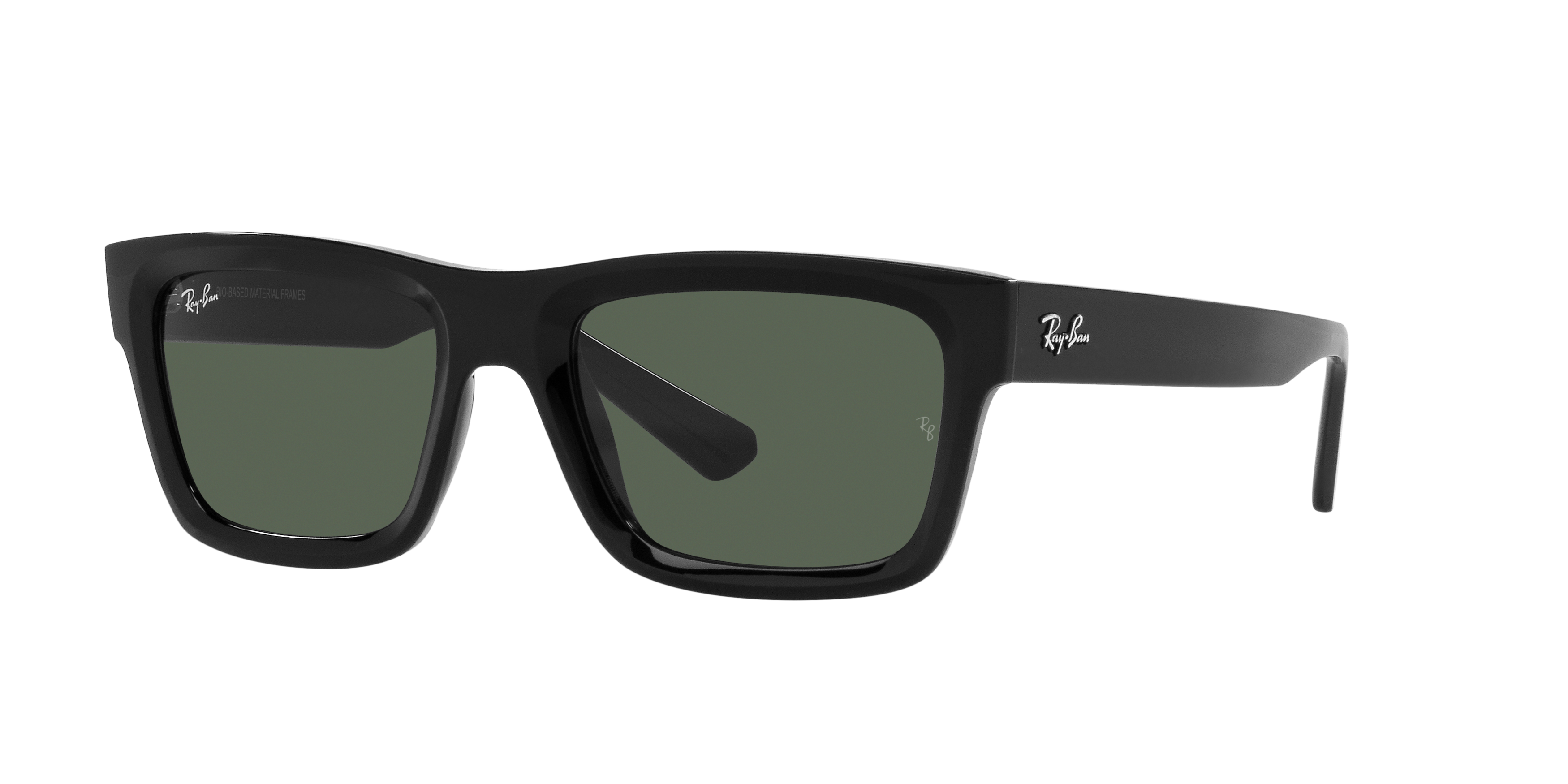 Ray-Ban Warren Bio-Based Sunglasses-Black - BLACK Thumbnail View 1