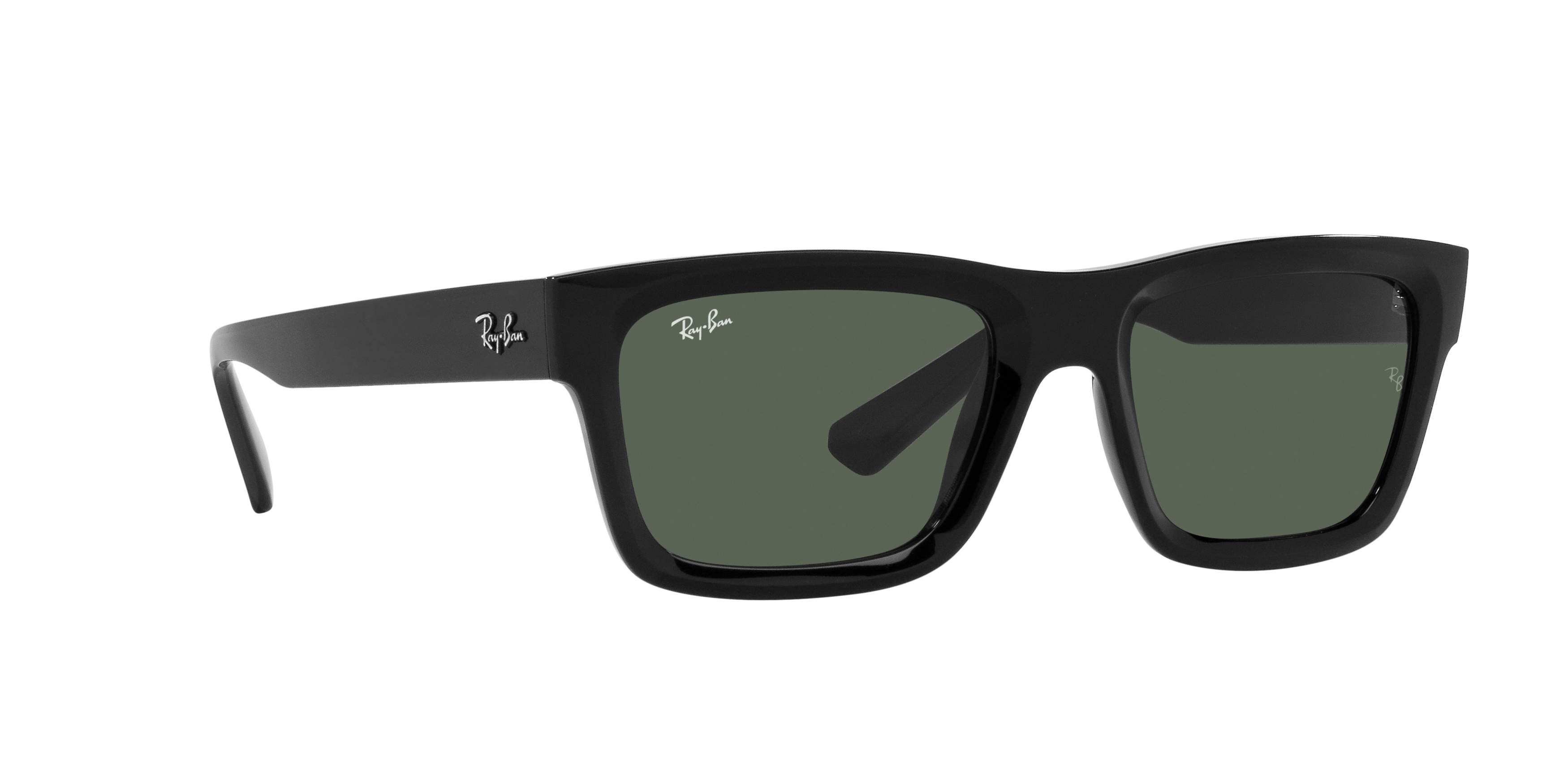 Ray-Ban Warren Bio-Based Sunglasses-Black - BLACK Thumbnail View 3