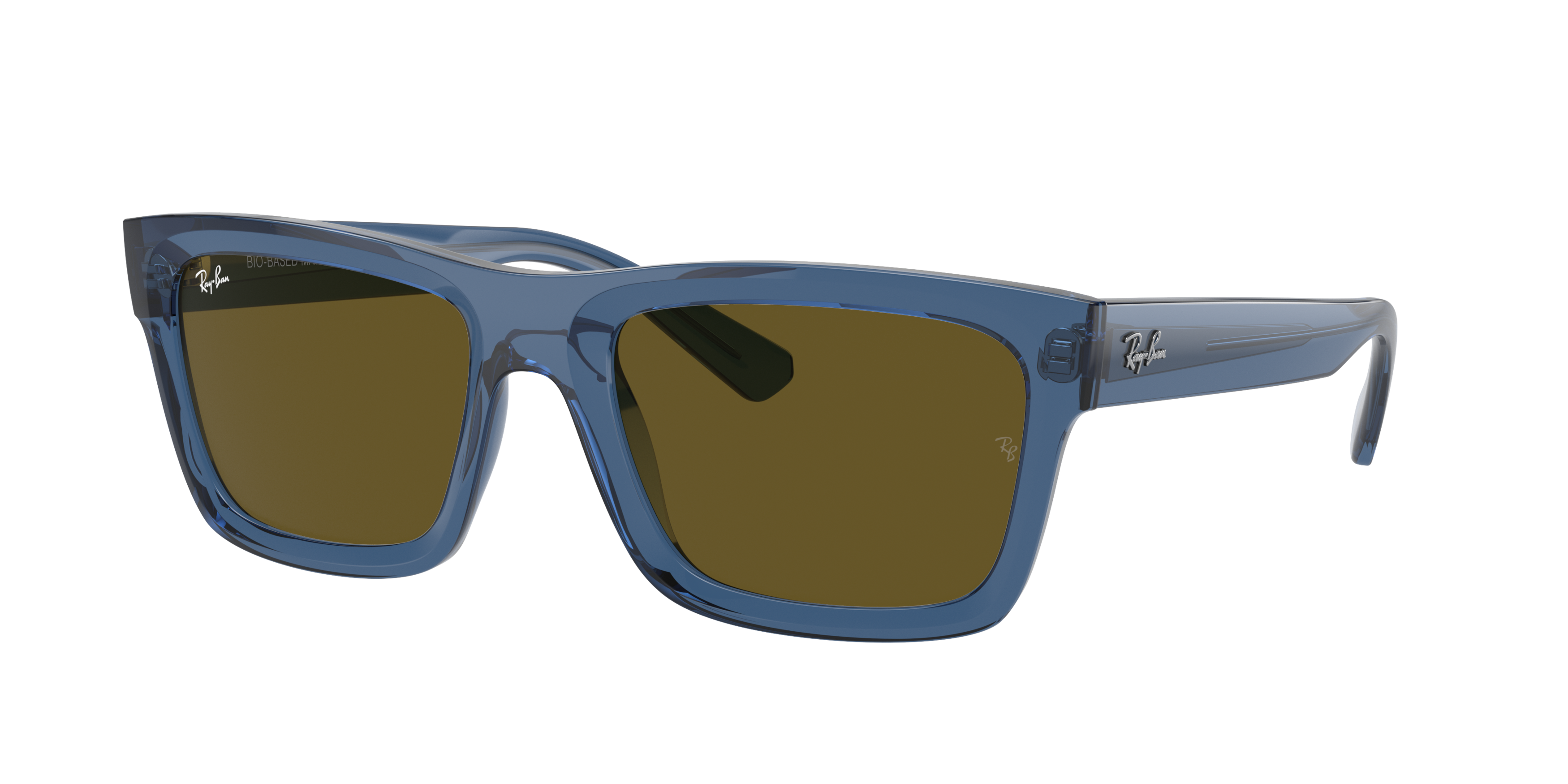 Ray-Ban Warren Bio-Based Sunglasses-Blue - BLUE Thumbnail View 1