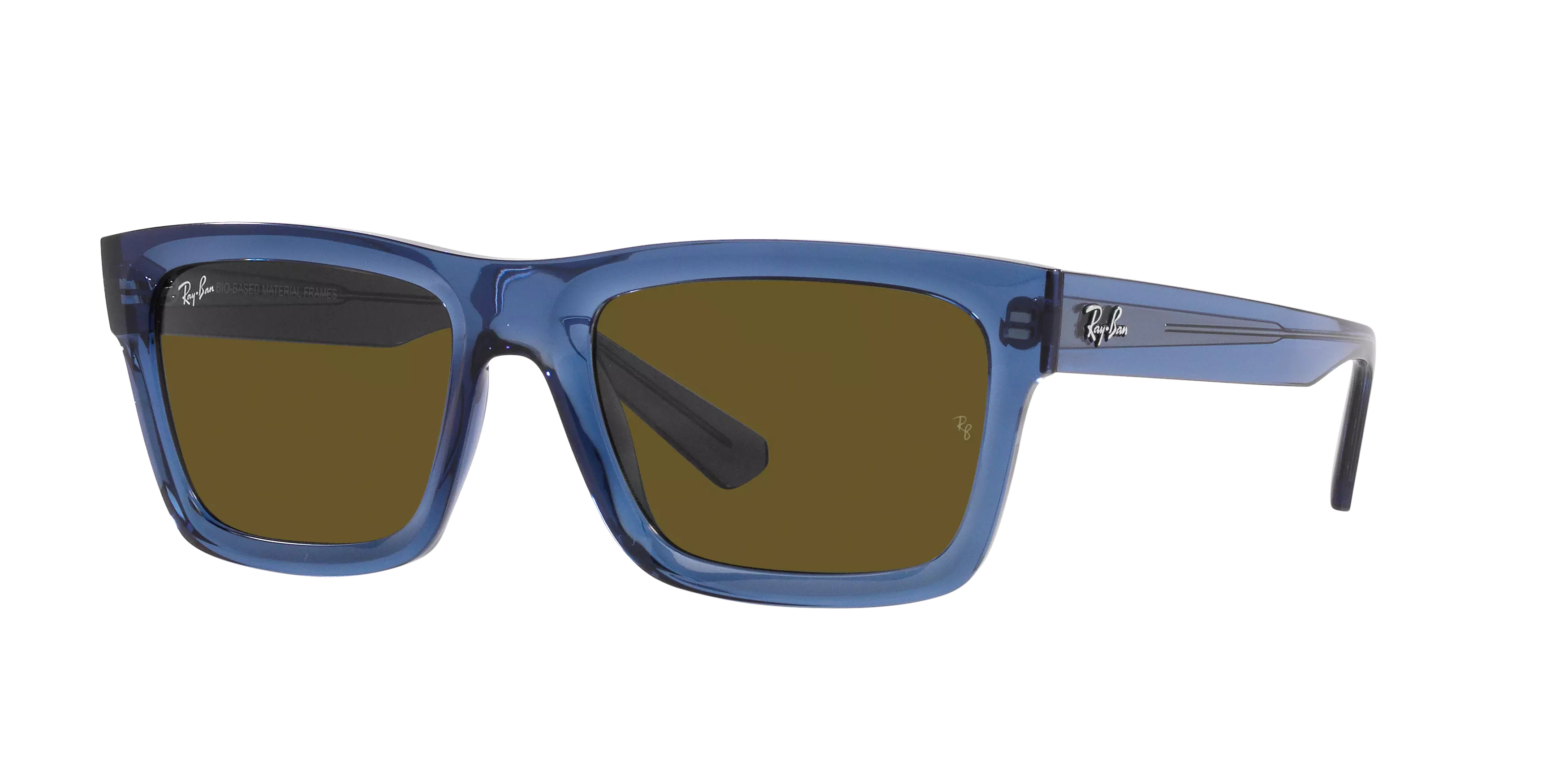 Ray-Ban Warren Bio-Based Sunglasses-Blue - BLUE
