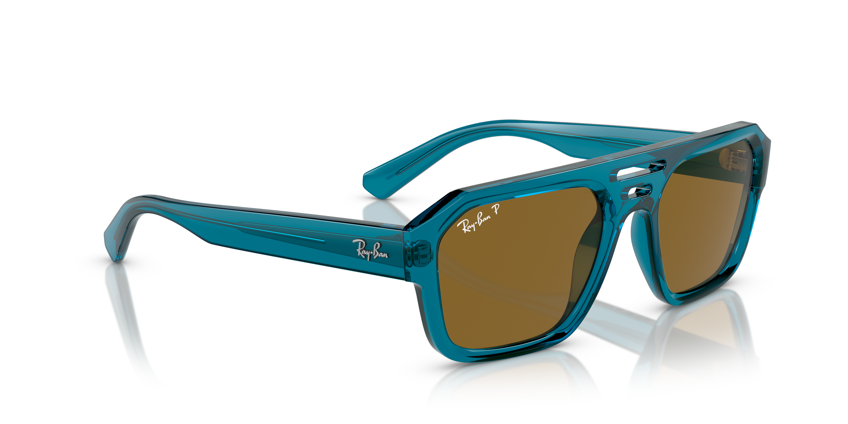 Ray-Ban Corrigan Bio-Based Sunglasses - BLUE Thumbnail View 9