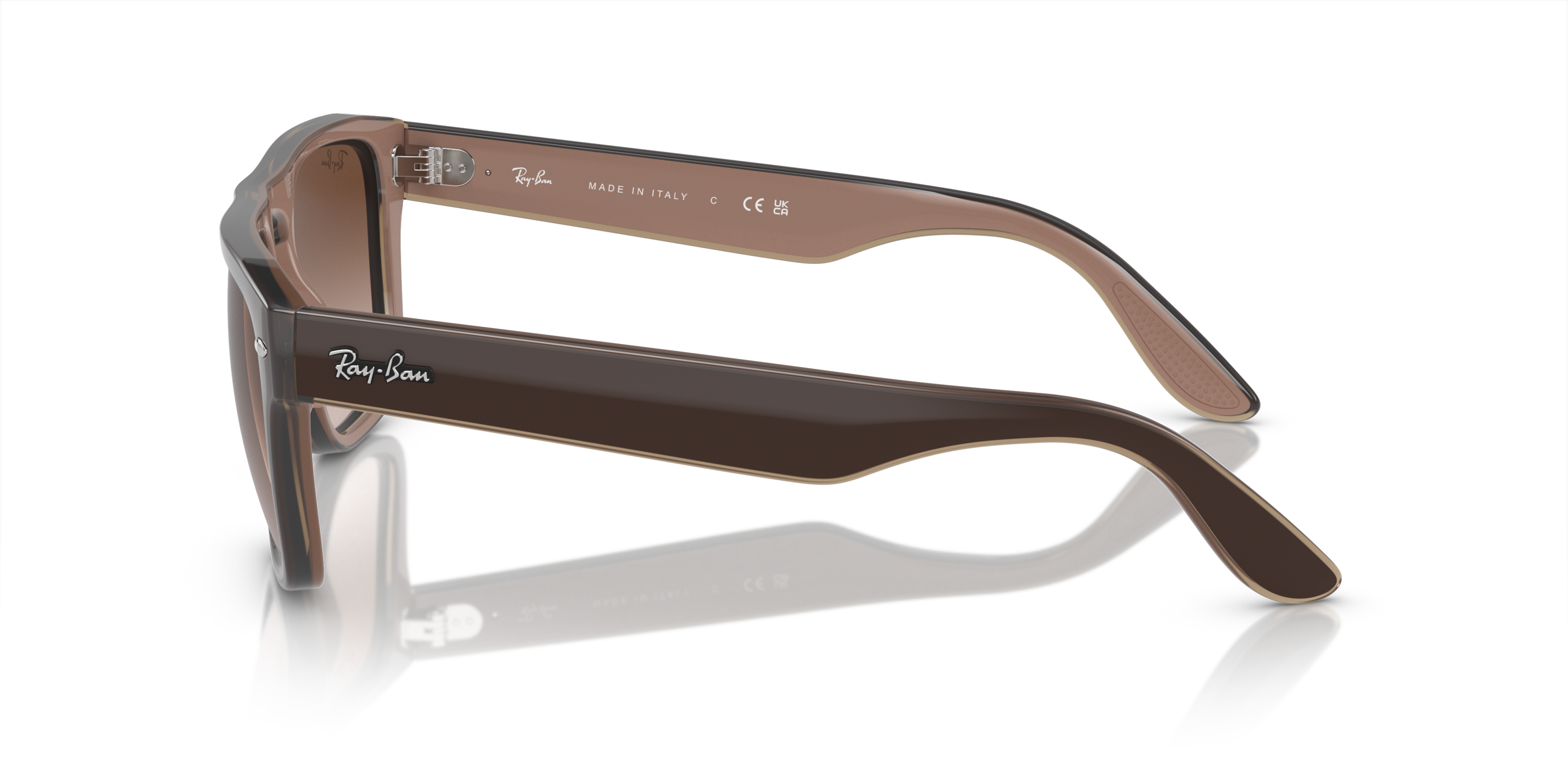 Ray-Ban RB4407 Sunglasses - BROWN Thumbnail View 4