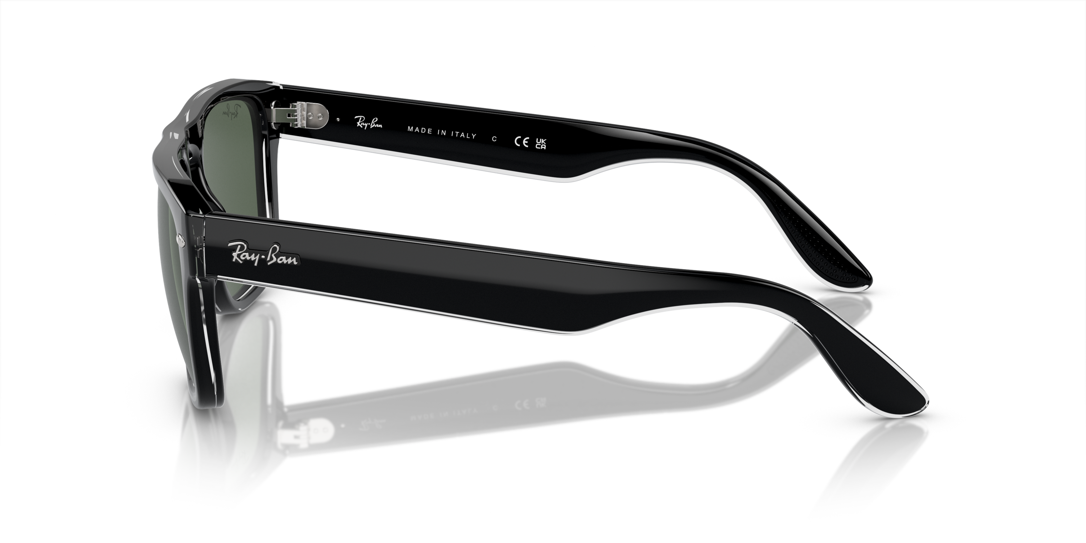 Ray-Ban RB4407 Black Transparent Sunglasses | Hibbett