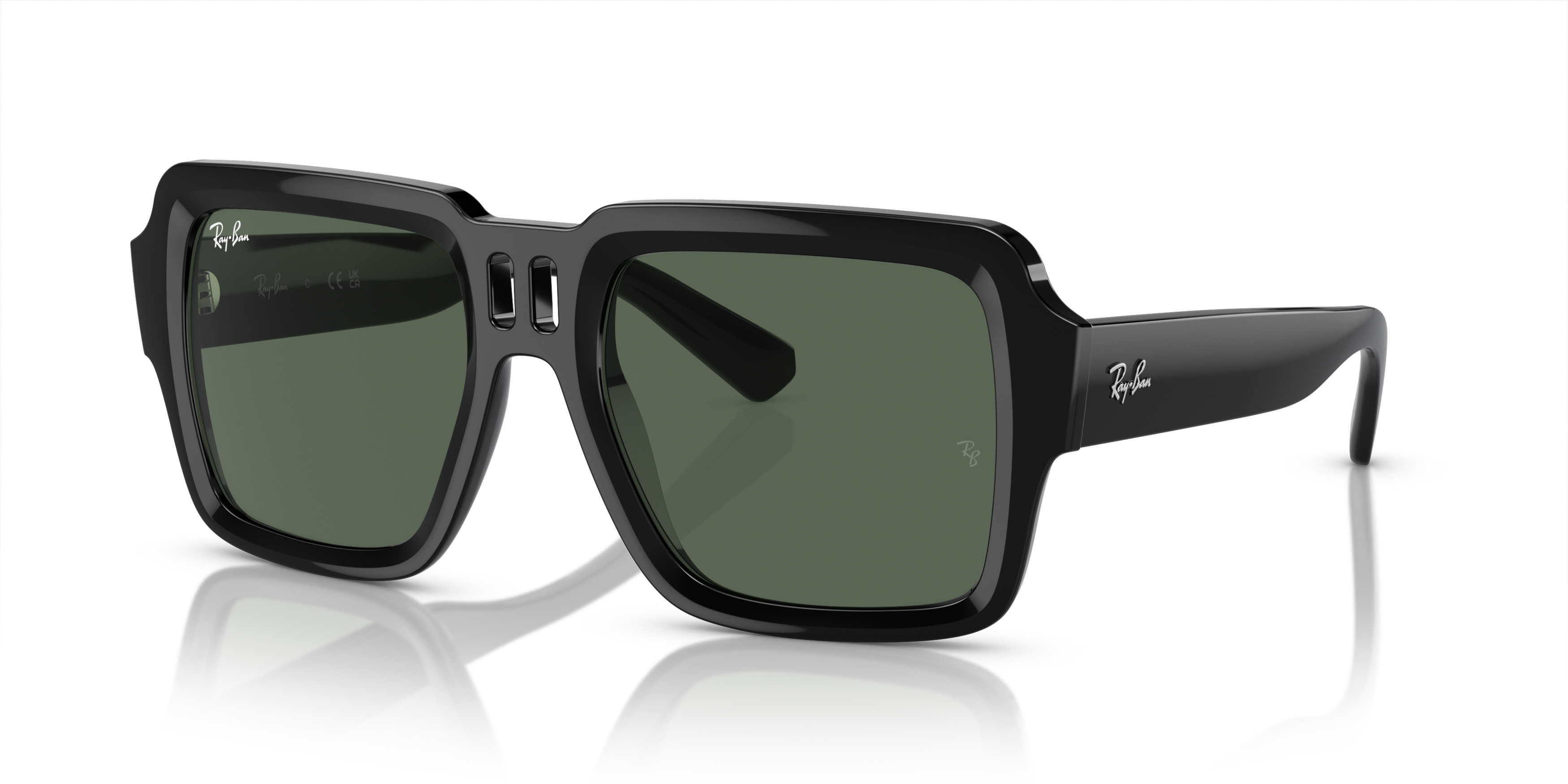 Ray-Ban Magellan Bio-Based Sunglasses-Black - BLACK Thumbnail View 4