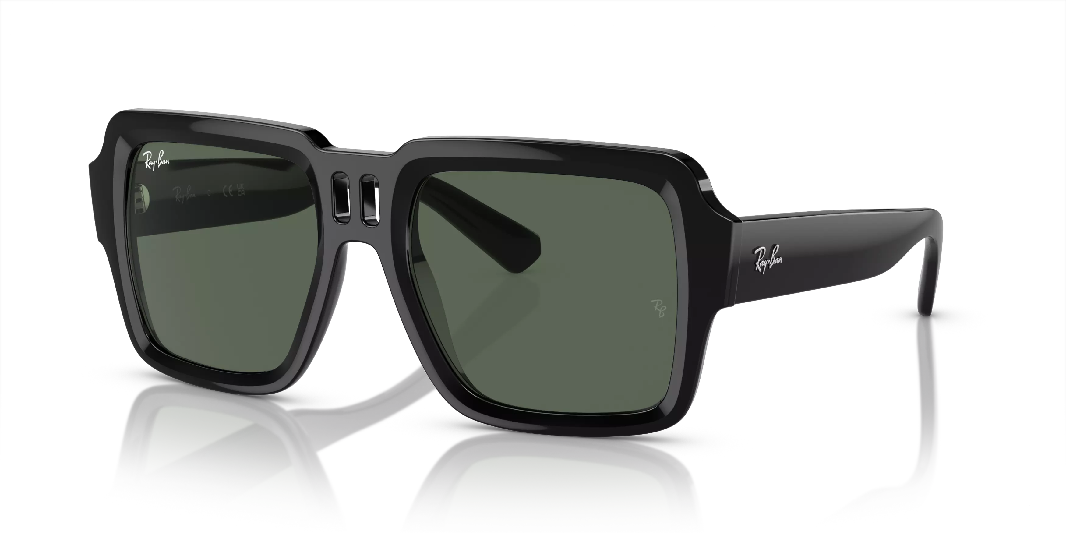 Ray-Ban Magellan Bio-Based Sunglasses-Black - BLACK