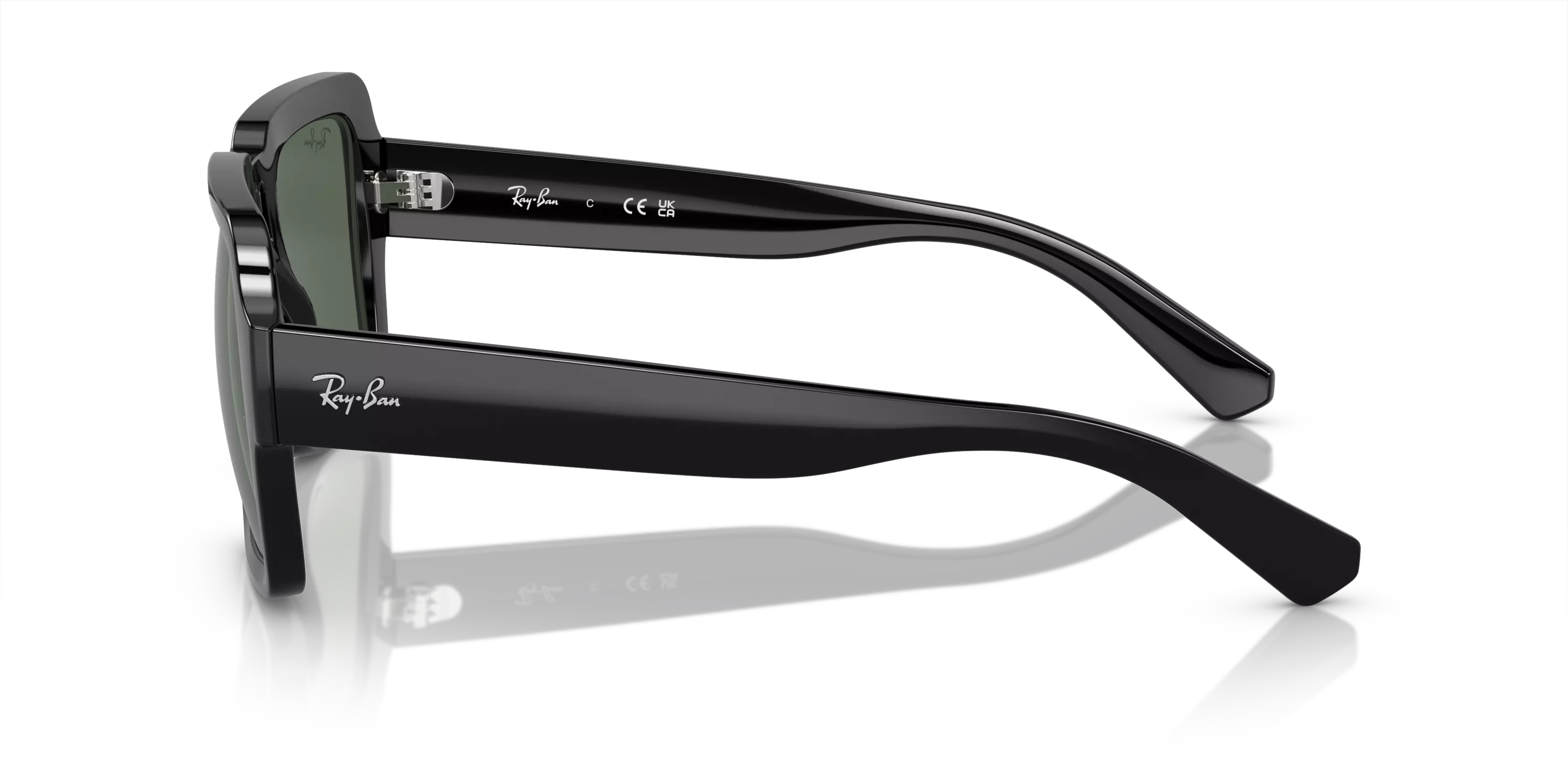 Ray-Ban Magellan Bio-Based Sunglasses-Black - BLACK