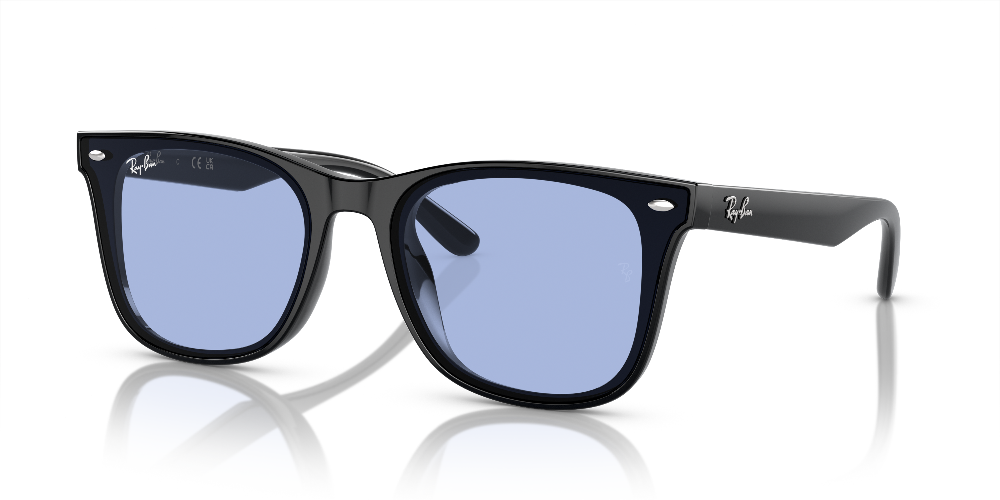 Ray-Ban RB4420 Sunglasses-Black - BLACK Thumbnail View 3