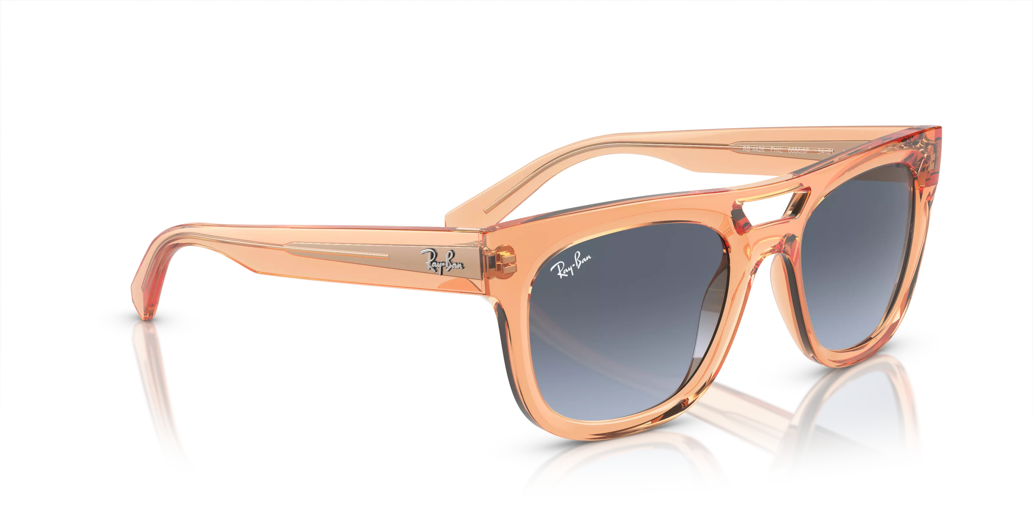 Ray-Ban Phil Bio-Based Sunglasses-Orange - ORANGE