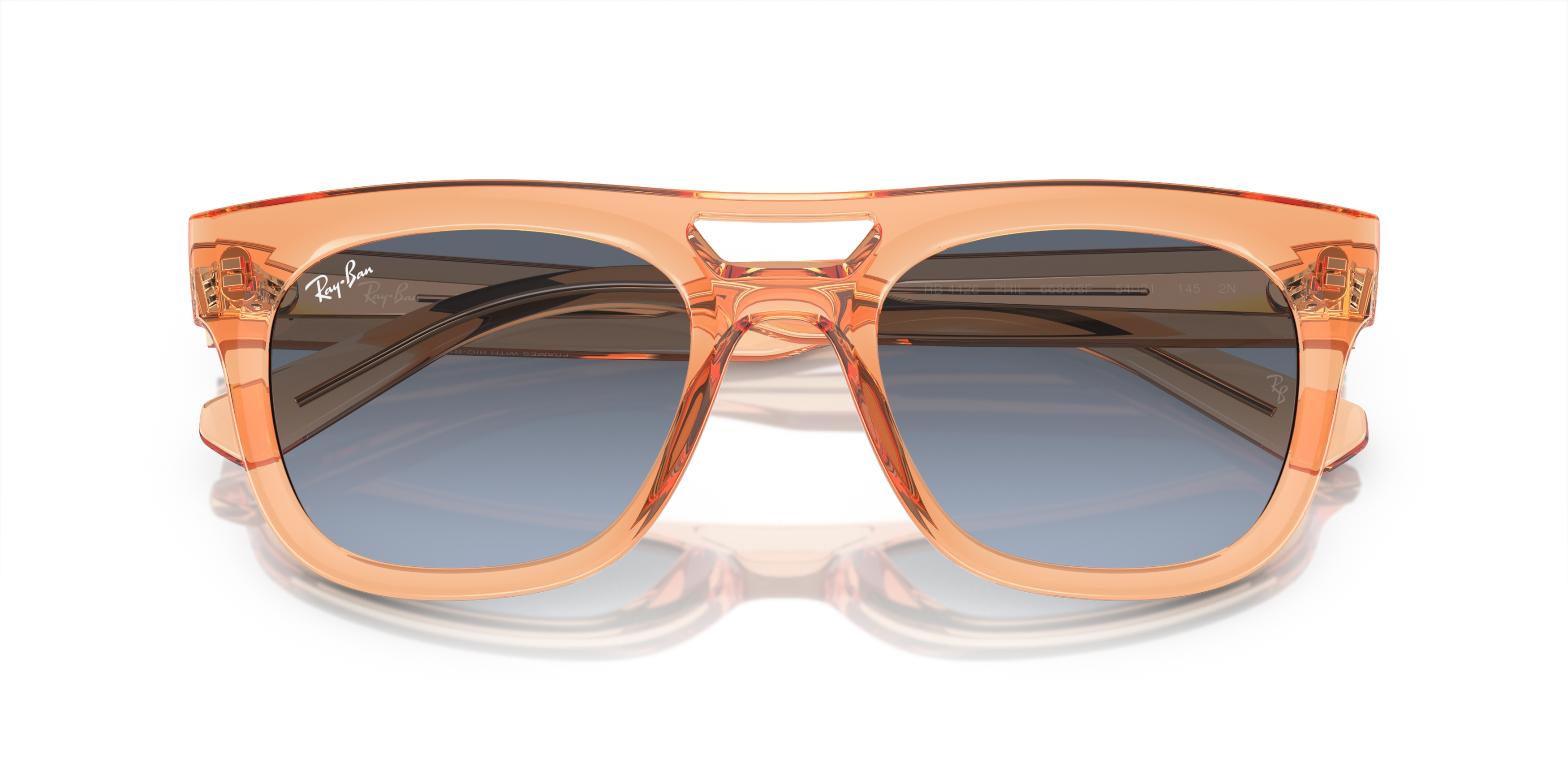 Ray-Ban Phil Bio-Based Sunglasses-Orange - ORANGE Thumbnail View 7