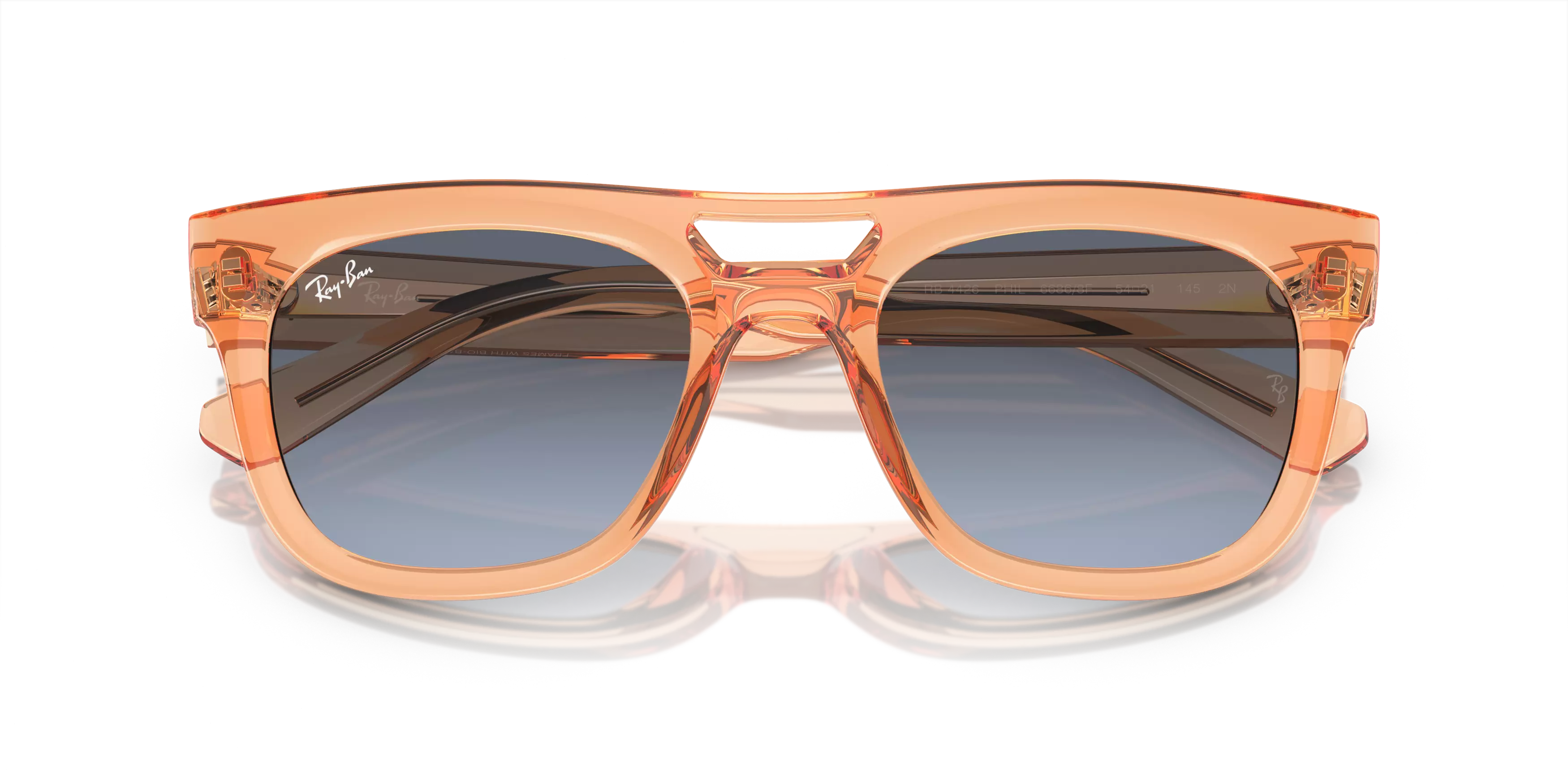 Ray-Ban Phil Bio-Based Sunglasses-Orange - ORANGE
