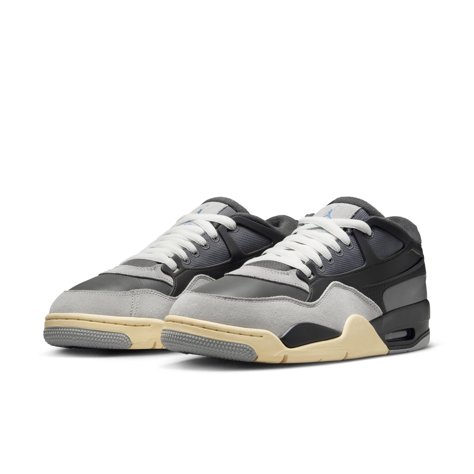 Jordan 4 RM "Iron Grey/Chambray/Off Noir" Men's Shoe - DARK GREY/WHITE Thumbnail View 5