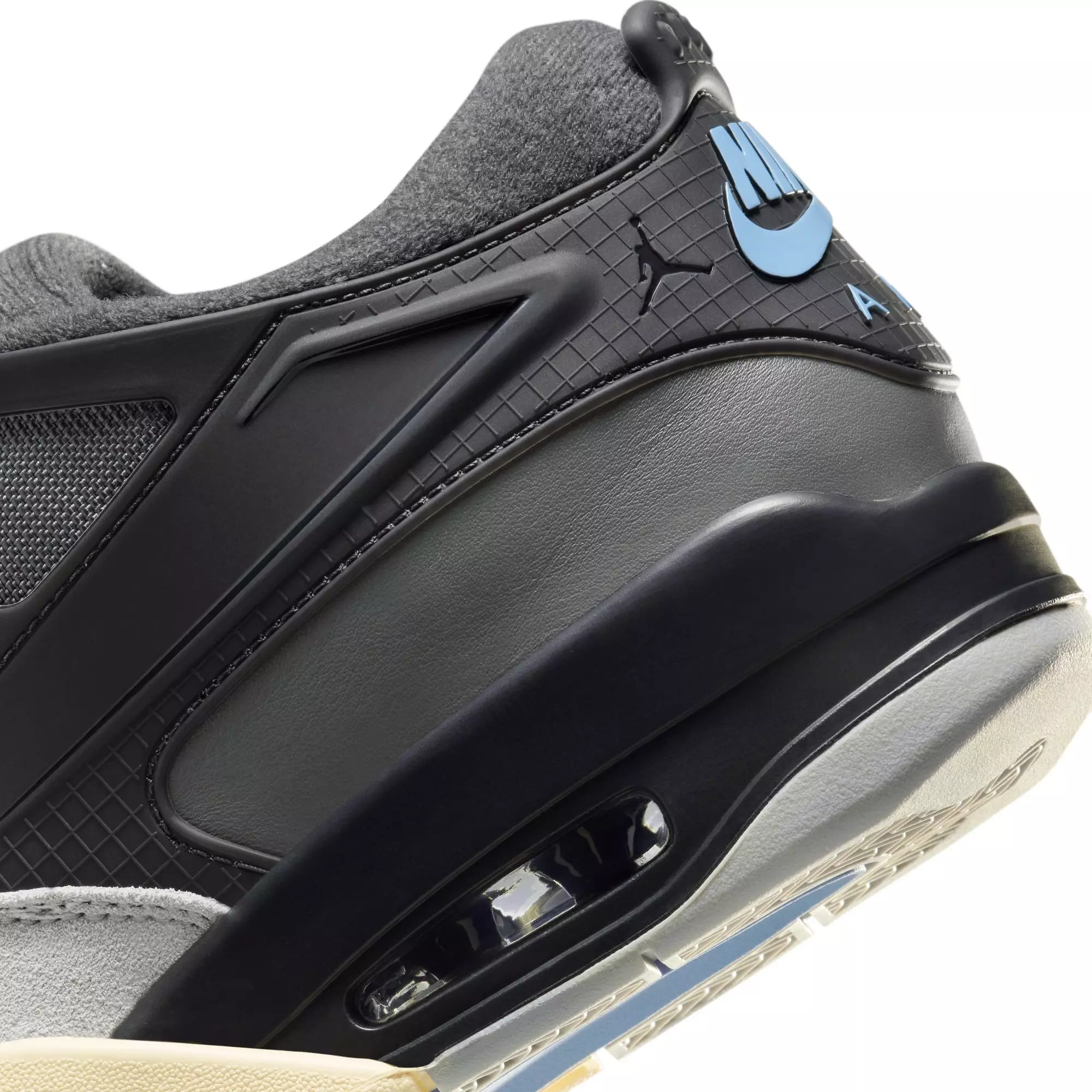 Jordan 4 RM "Iron Grey/Chambray/Off Noir" Men's Shoe - DARK GREY/WHITE