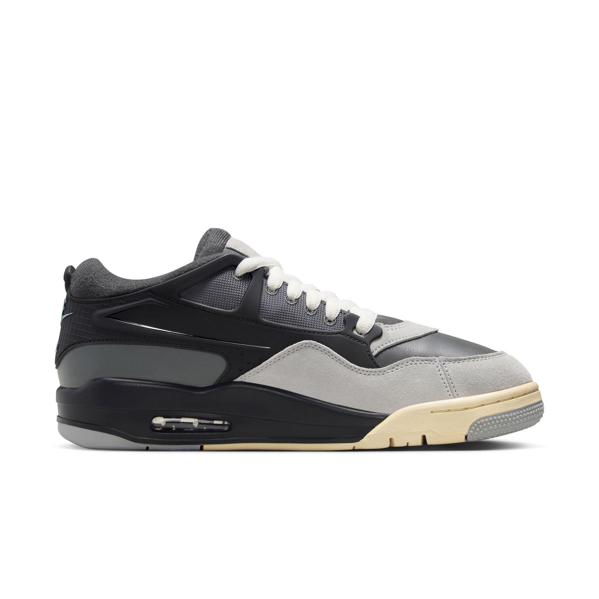 Jordan 4 RM "Iron Grey/Chambray/Off Noir" Men's Shoe - DARK GREY/WHITE Thumbnail View 2