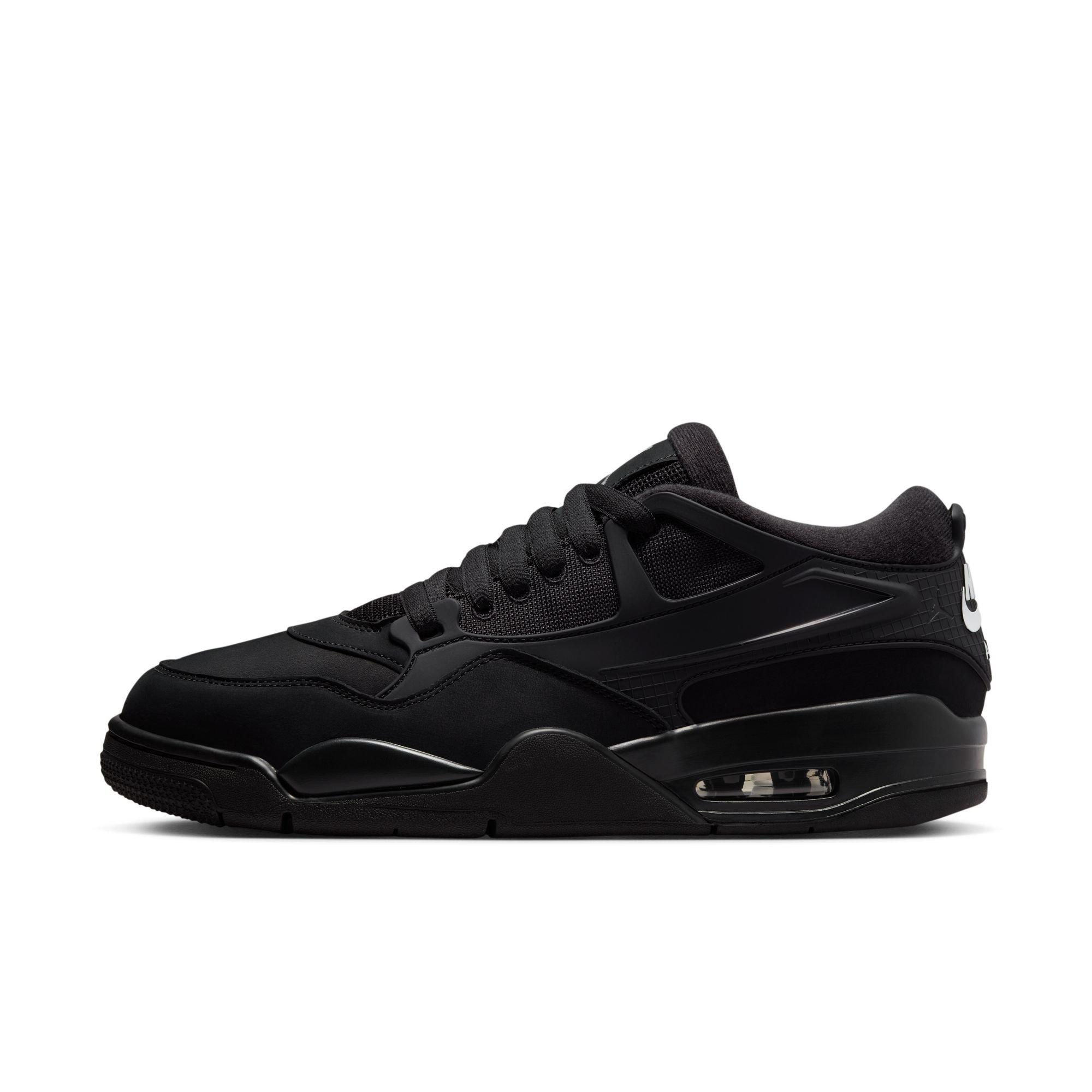 Jordan 4 RM "Black/White" Men's Shoe - BLACK/WHITE Thumbnail View 3