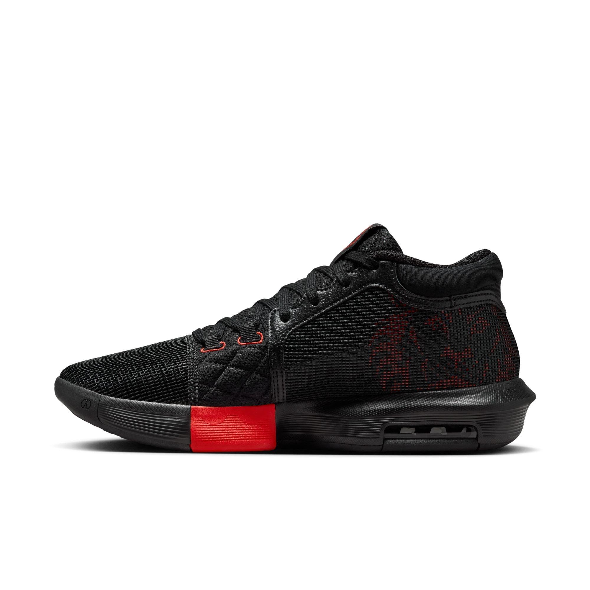 Nike LeBron Witness 8 Black White University Red Men s Basketball Shoe Hibbett