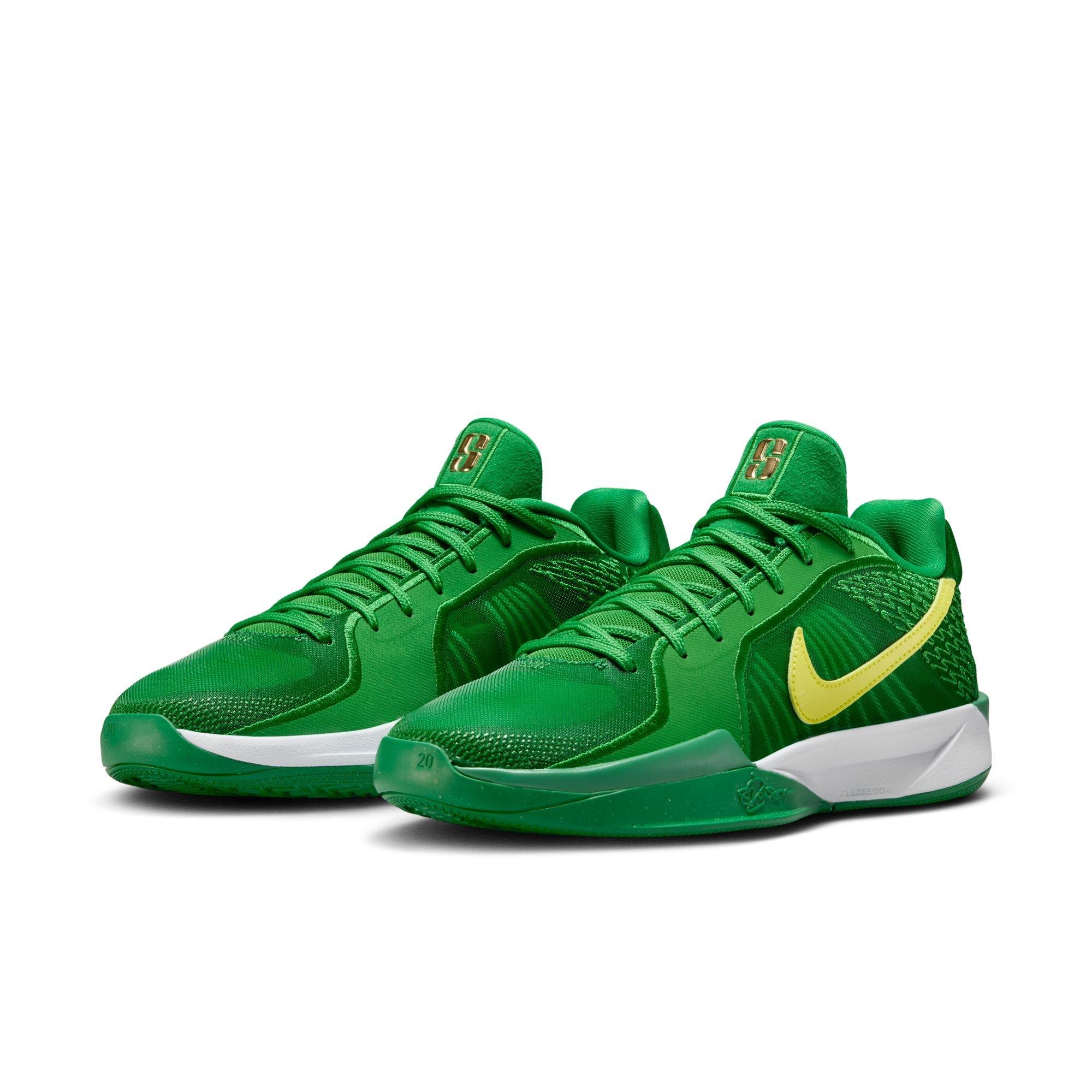 Nike Sabrina 2 "Oregon" Basketball Shoe - APPLE GREEN/YELLOW STRIKE/WHITE Thumbnail View 3
