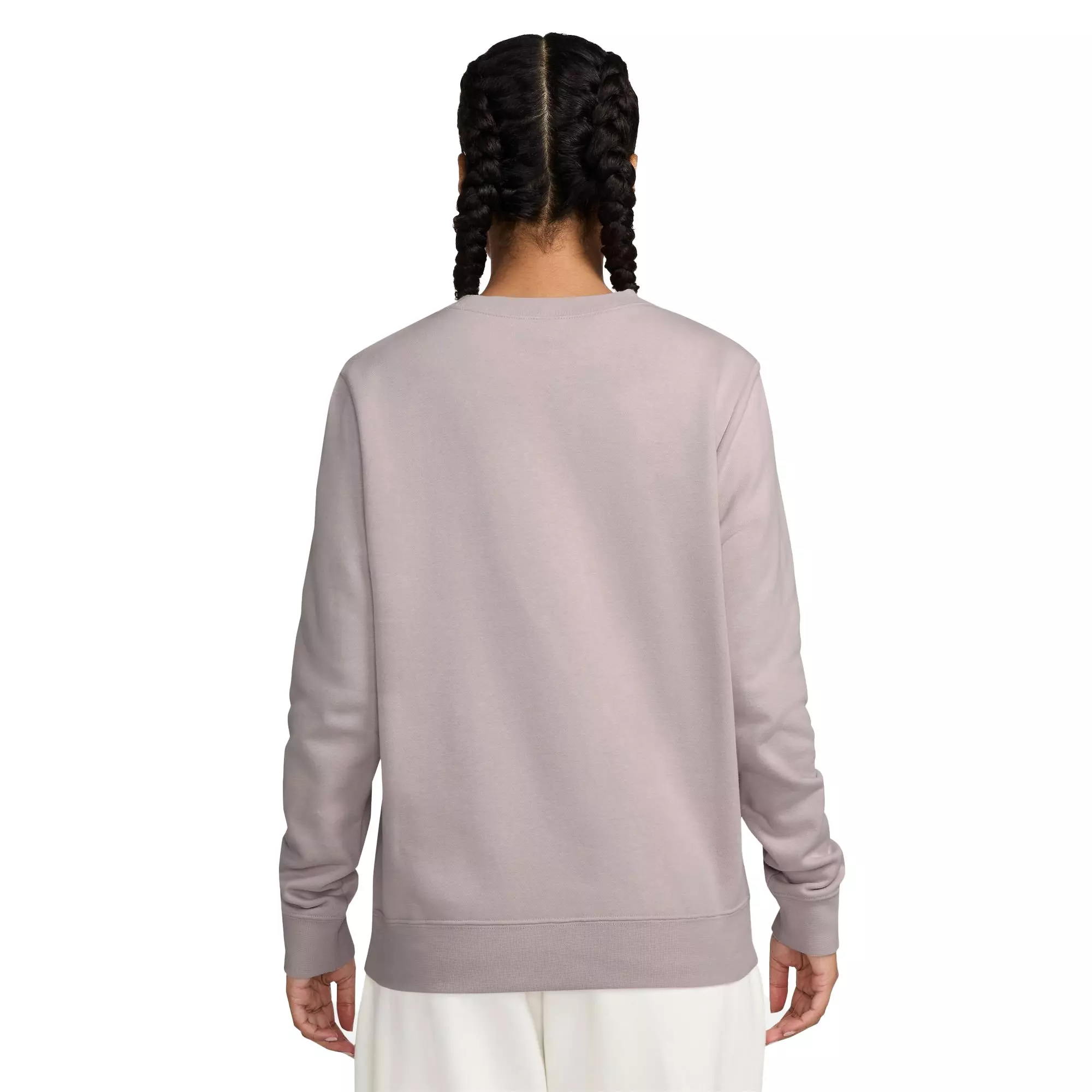 Nike Women's Sportswear Club Fleece Crewneck Sweatshirt - Violet - VIOLET