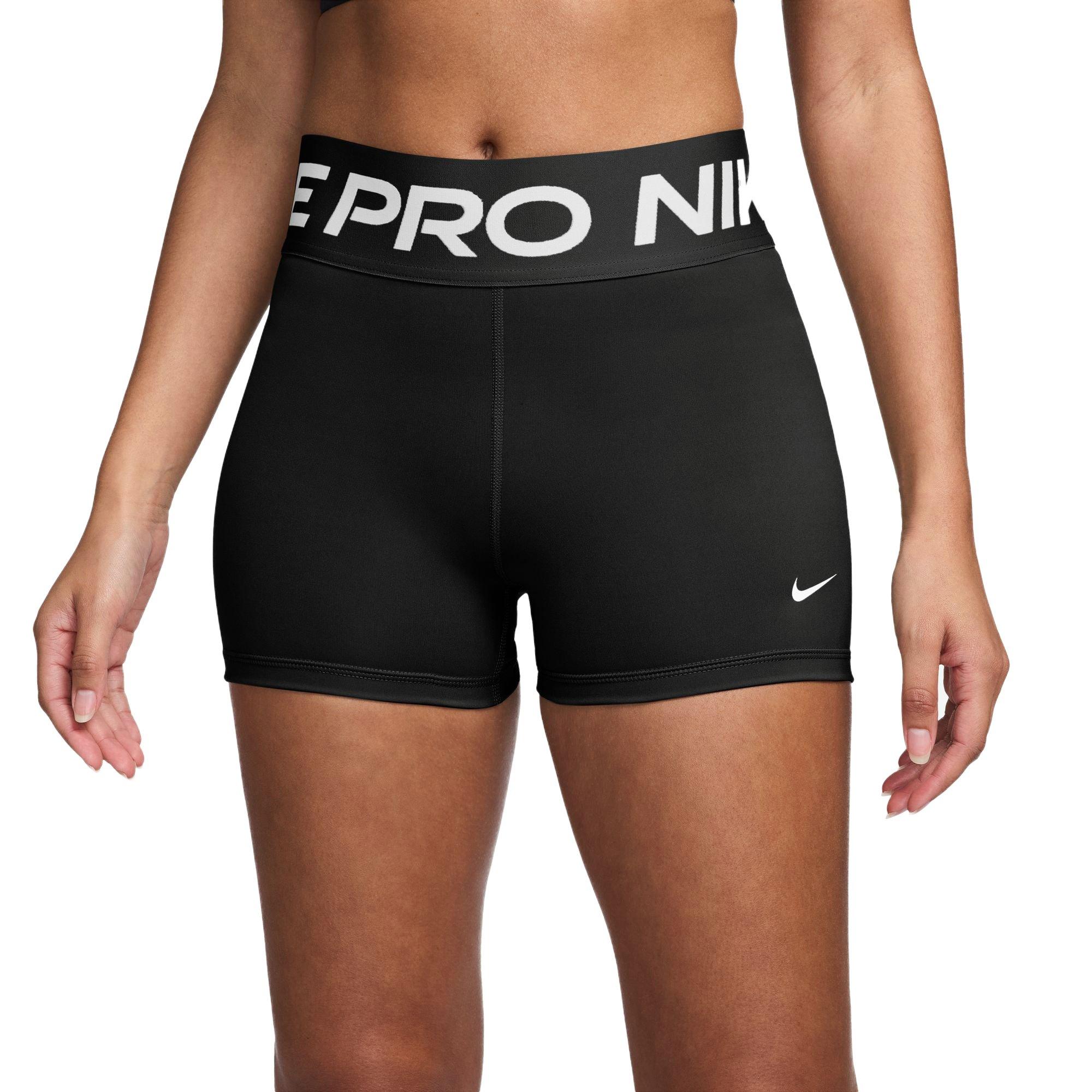 Nike Women's Pro Sculpt High-Waisted 3" Biker Shorts - BLACK Thumbnail View 1