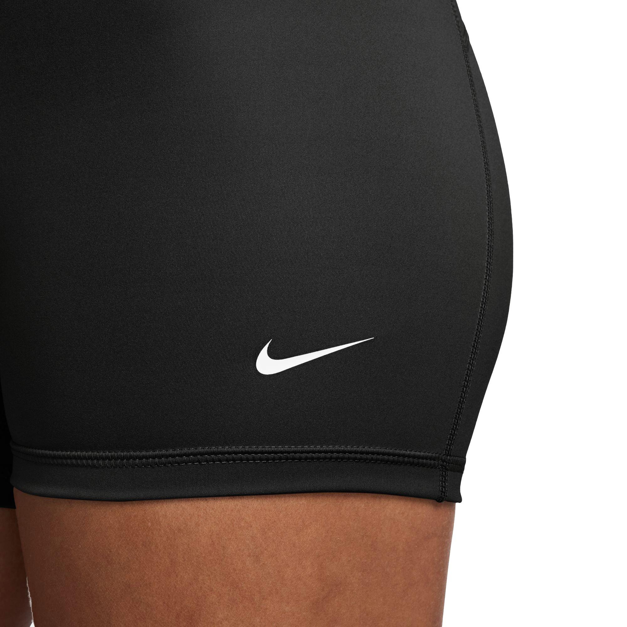 Nike Women's Pro Sculpt High-Waisted 3" Biker Shorts - Black - BLACK Thumbnail View 4
