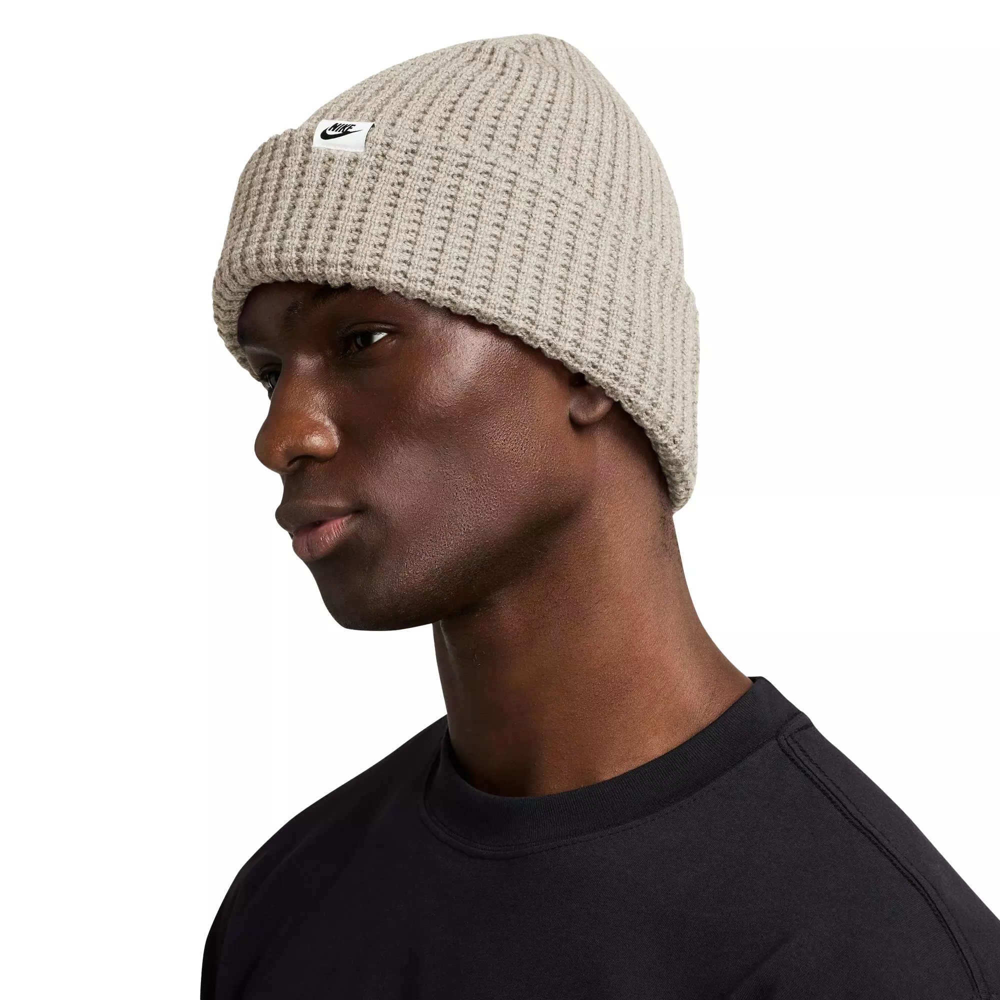 Nike Peak Waffle Knit Beanie - SAIL