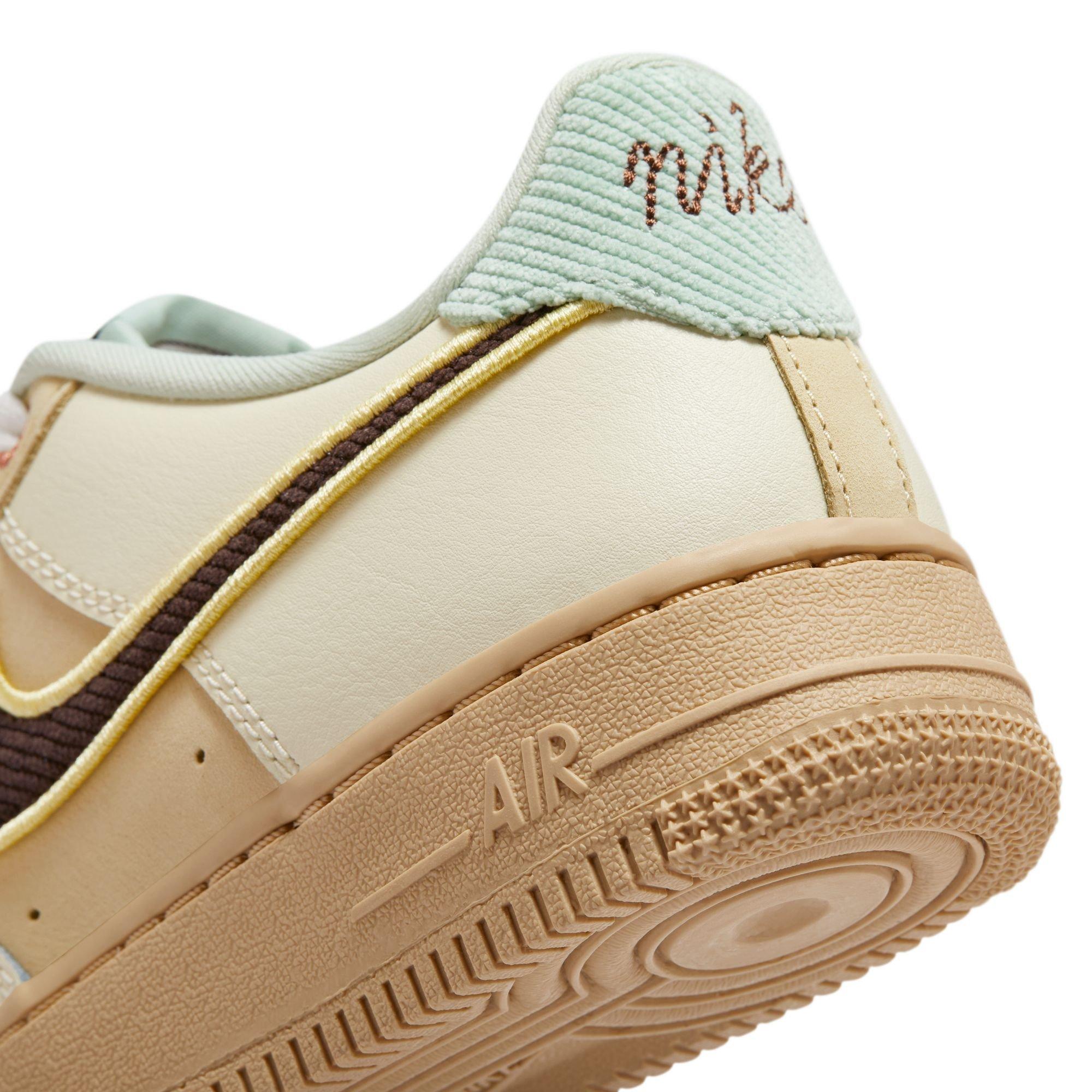 Nike Air Force 1 LV8 Grade School Boys' "Coconut Milk/Baroque Brown/Sesame" Shoe