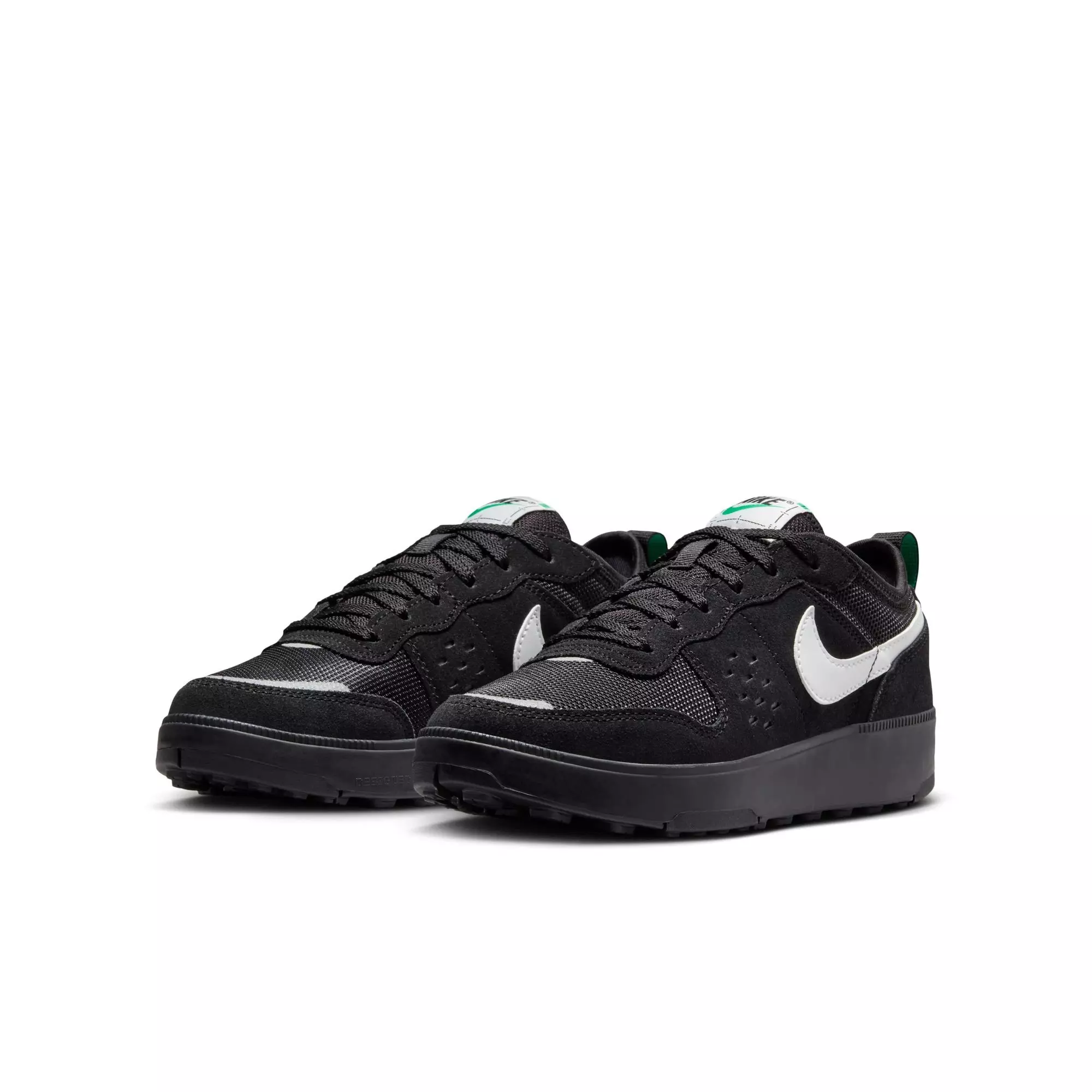 Nike C1TY "Black/Summit White/Stadium Green" Grade School Boys' Shoe - BLACK/WHITE