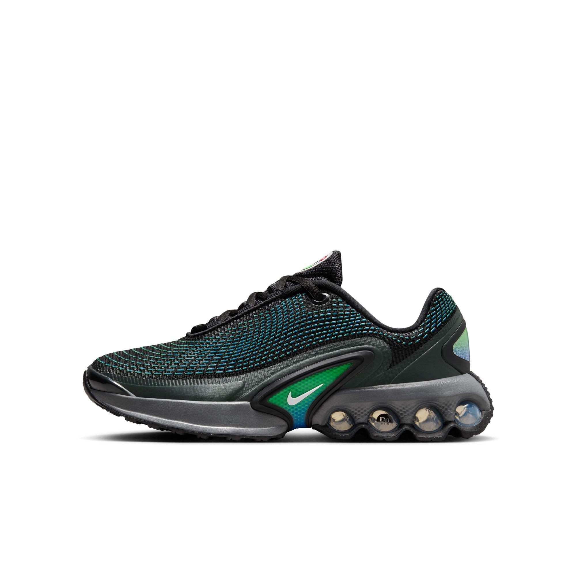 Nike Air Max Dn Grade School Boys' "Black/White/Hyper Cobalt/Rage Green" Shoe